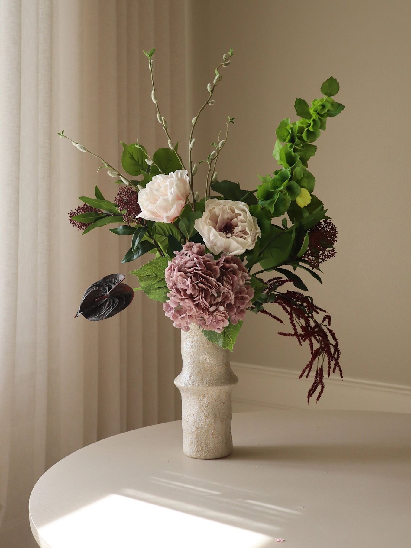 Botané Artificial Flower Bouquet GRAPE COMPOTE: PURPLE