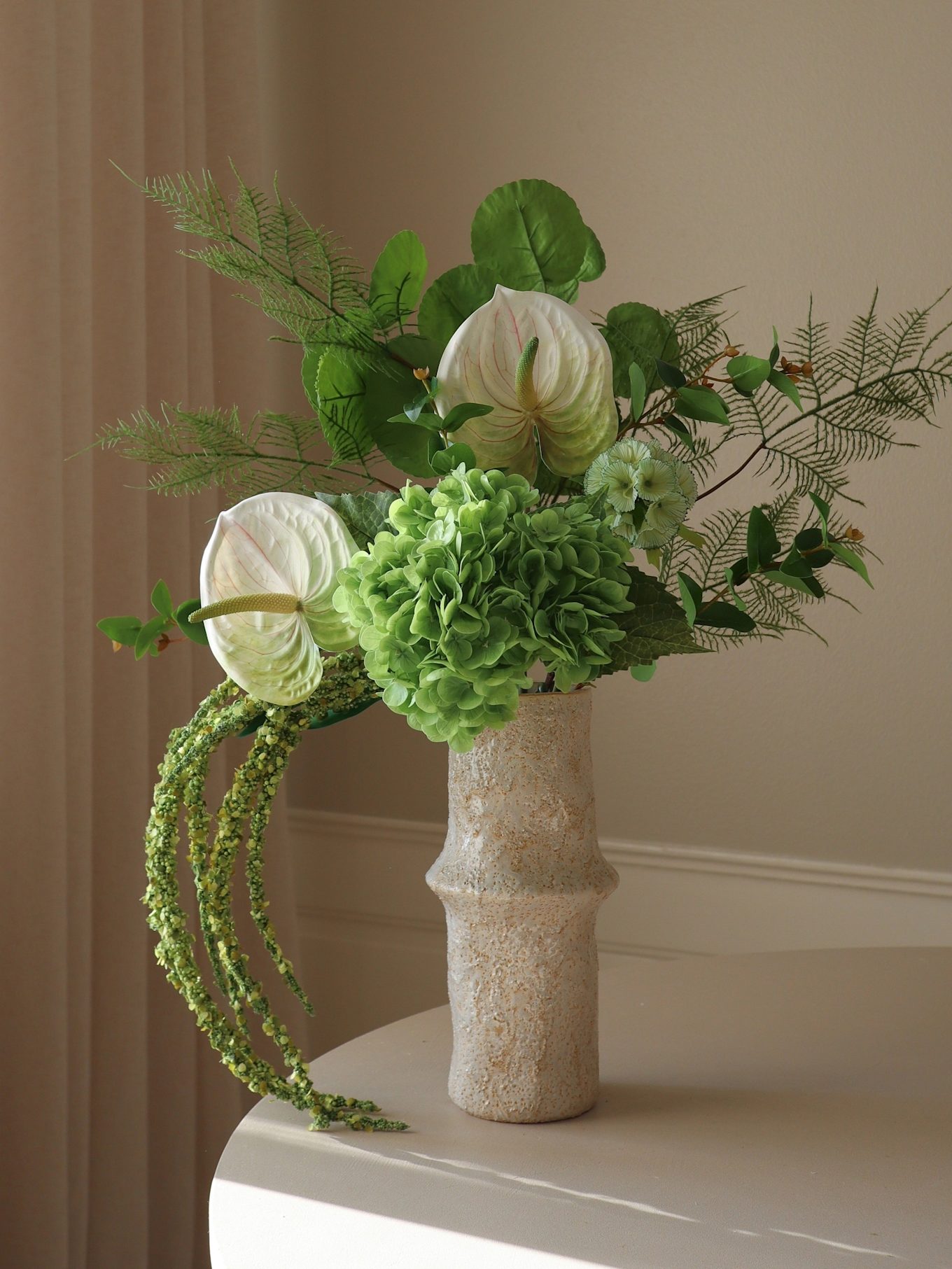 Botané GRASSY Artificial Flower Bouquet: GREEN