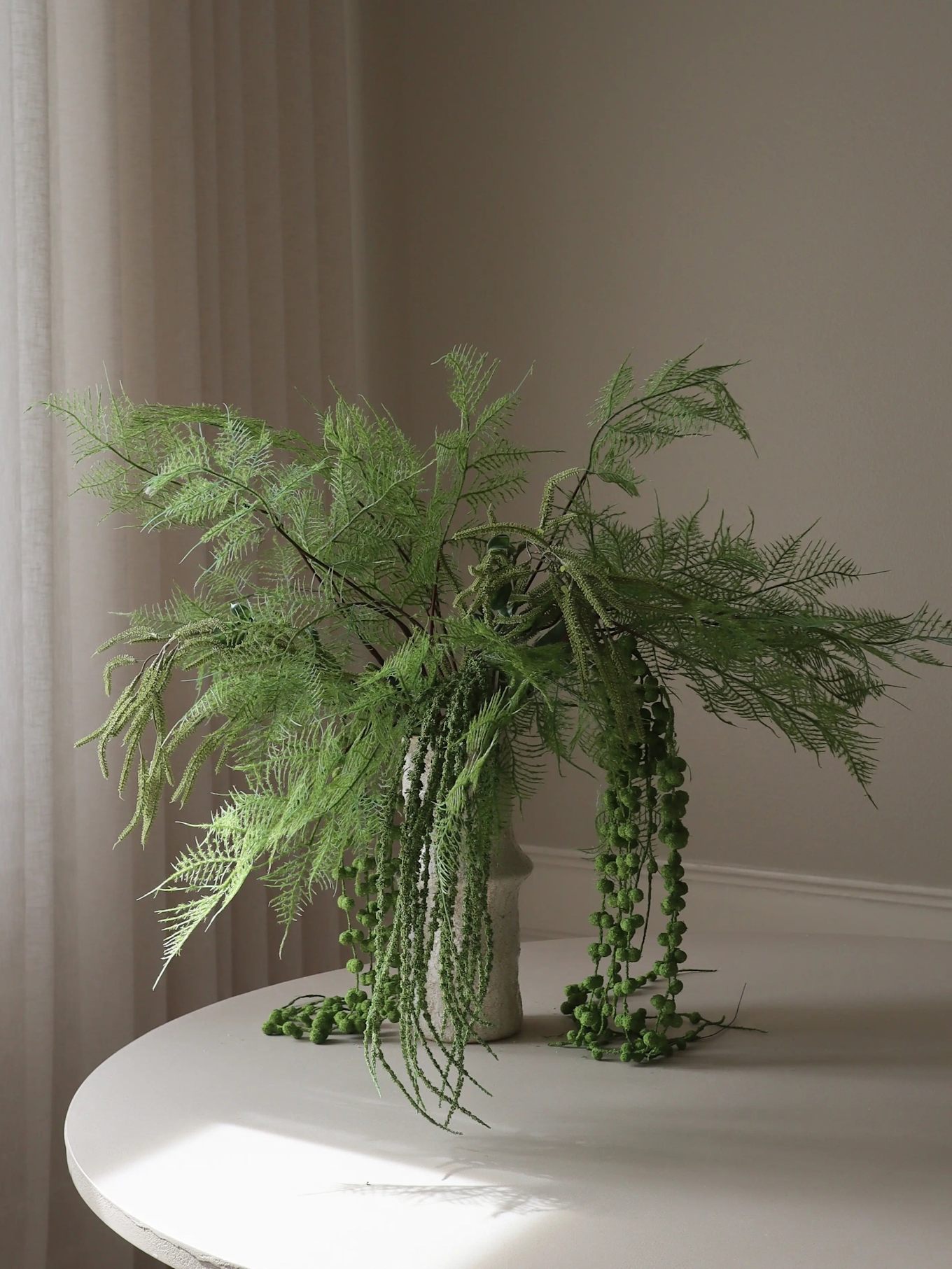 Botané GREEN LUSH Artificial Flower Bouquet: GREEN