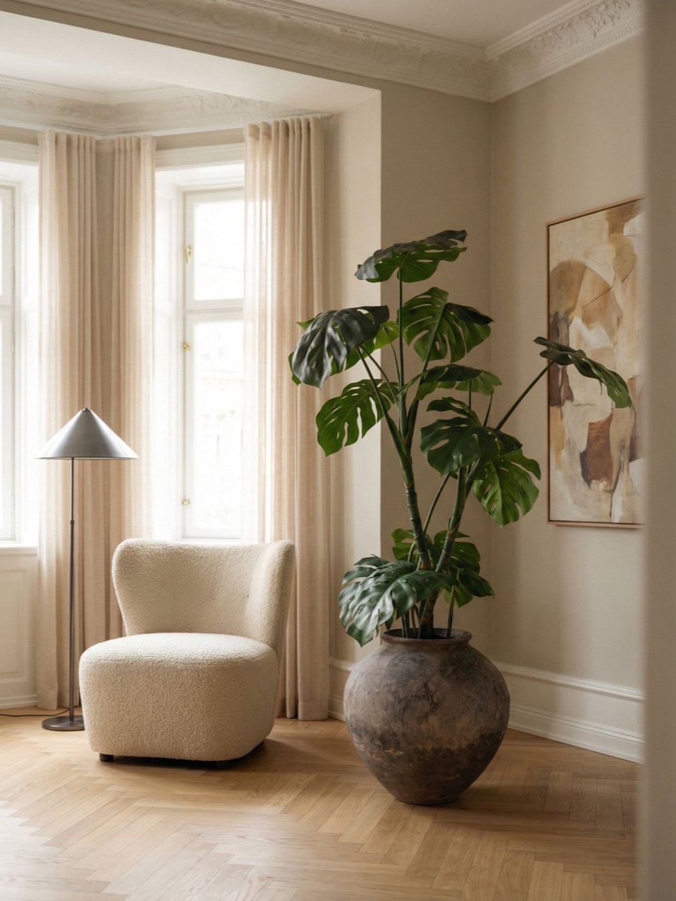 Botané Kunstpflanze MONSTERA PLANT