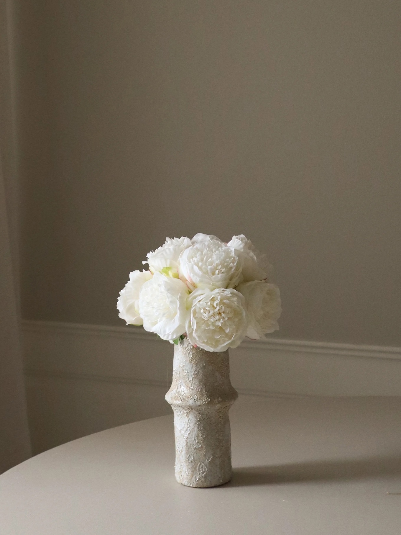 Botané Künstlicher Blumenstrauß MINI PEONY BOUQUET: WEISS