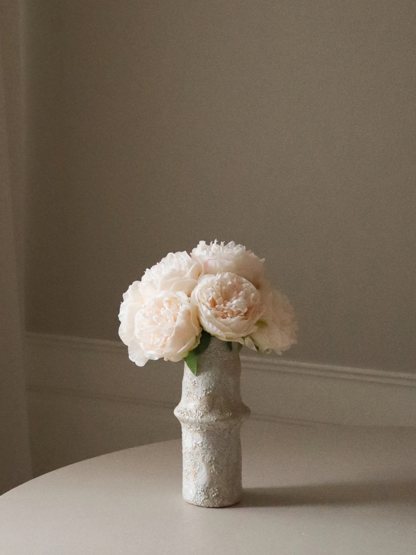 Botané Künstlicher Blumenstrauß MINI PEONY BOUQUET: CREME