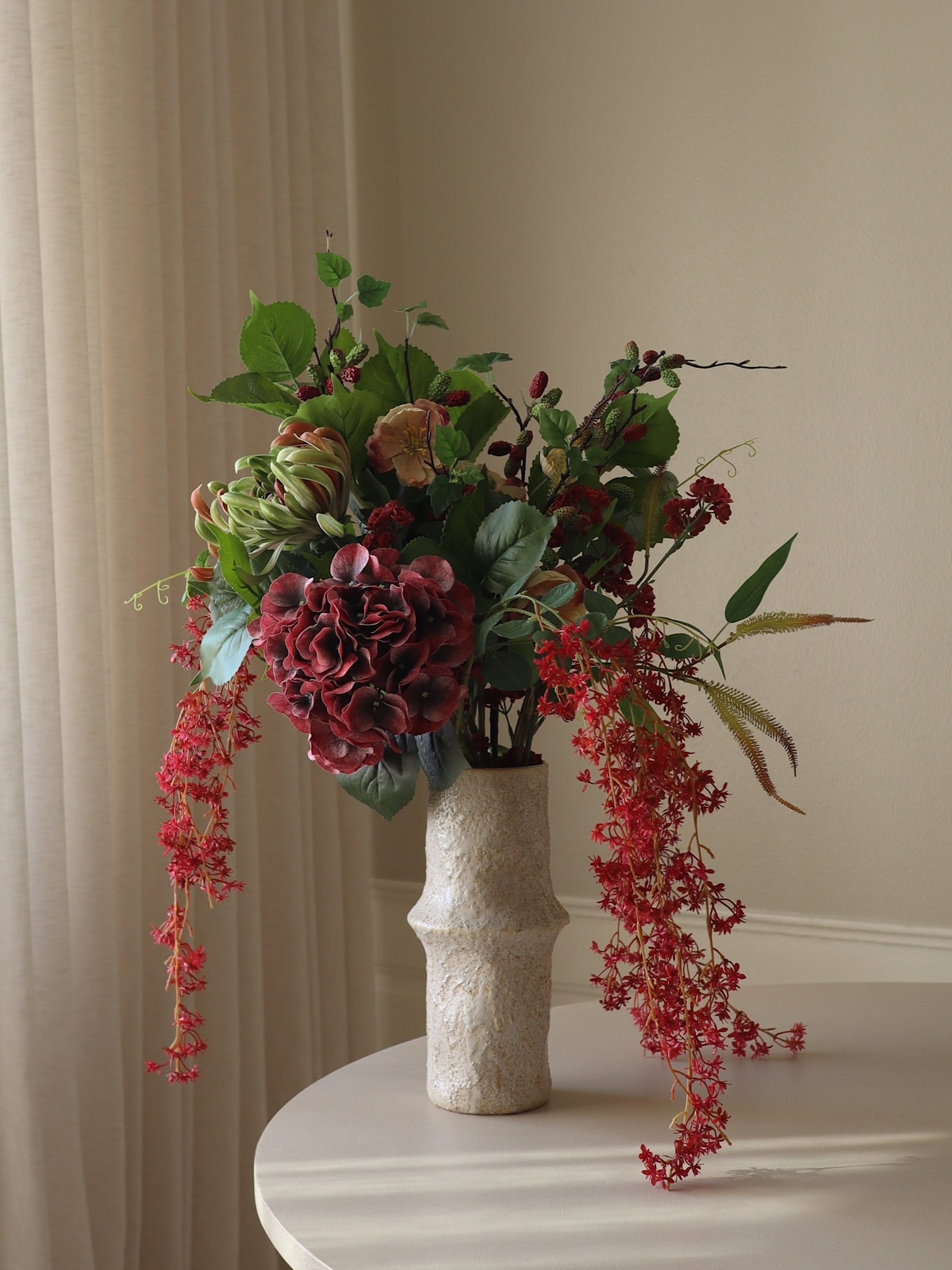 Botané Künstlicher Blumenstrauß CRIMSON REVERIE