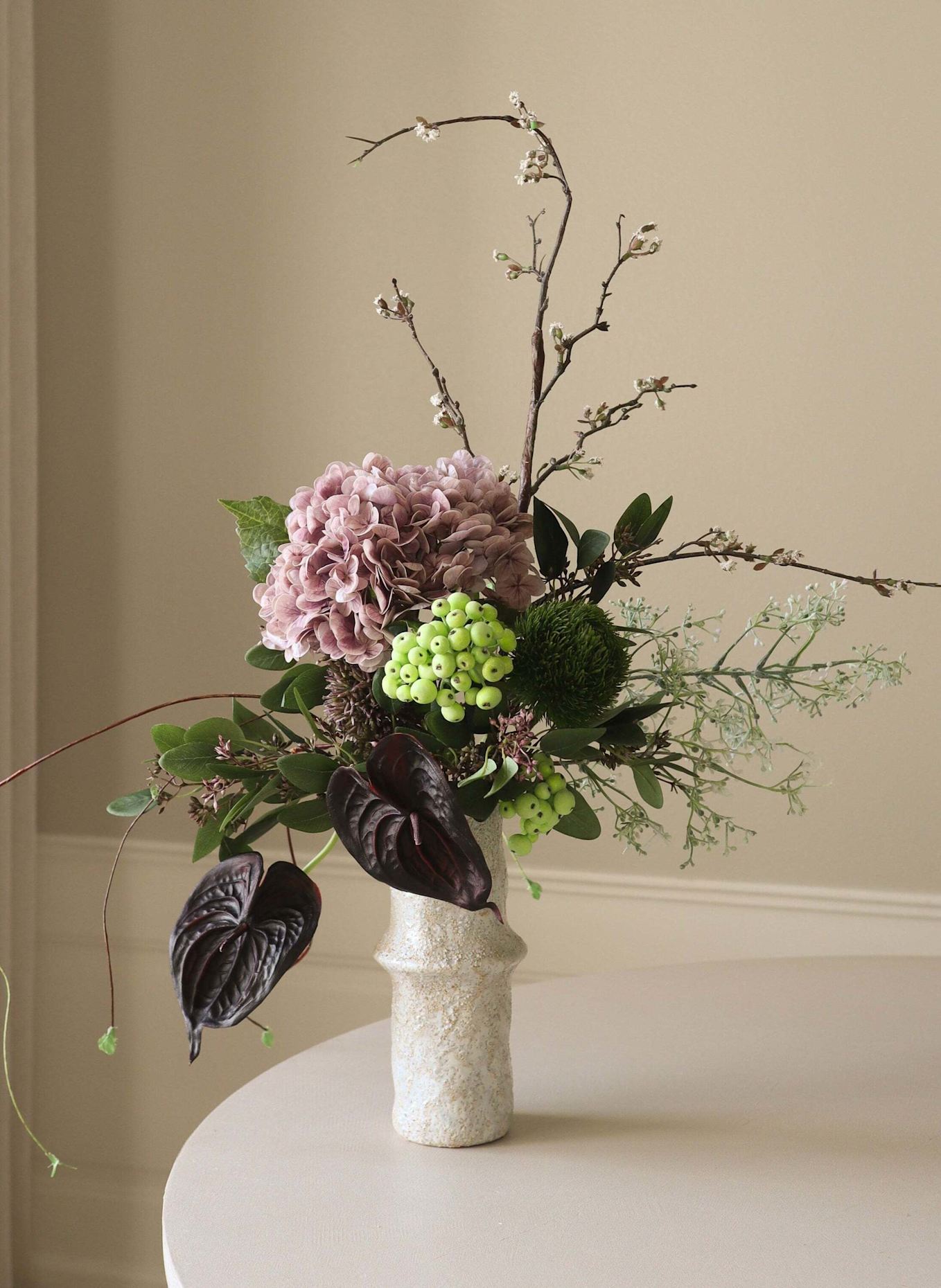 Botané Künstlicher Blumenstrauß MIDNIGHT VINE: SCHWARZ