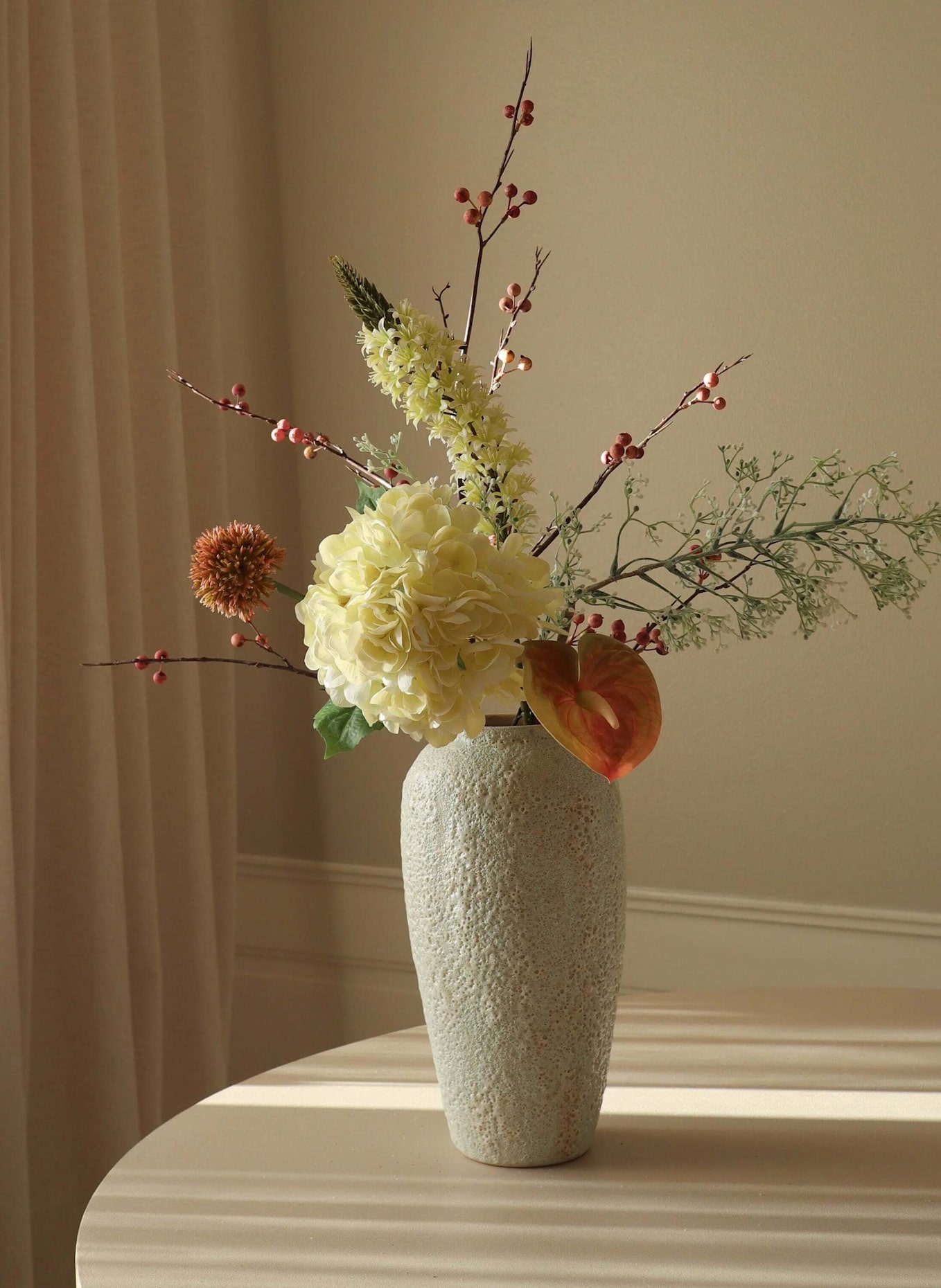 Botané Künstlicher Blumenstrauß FROSTED AMBER: ROSA