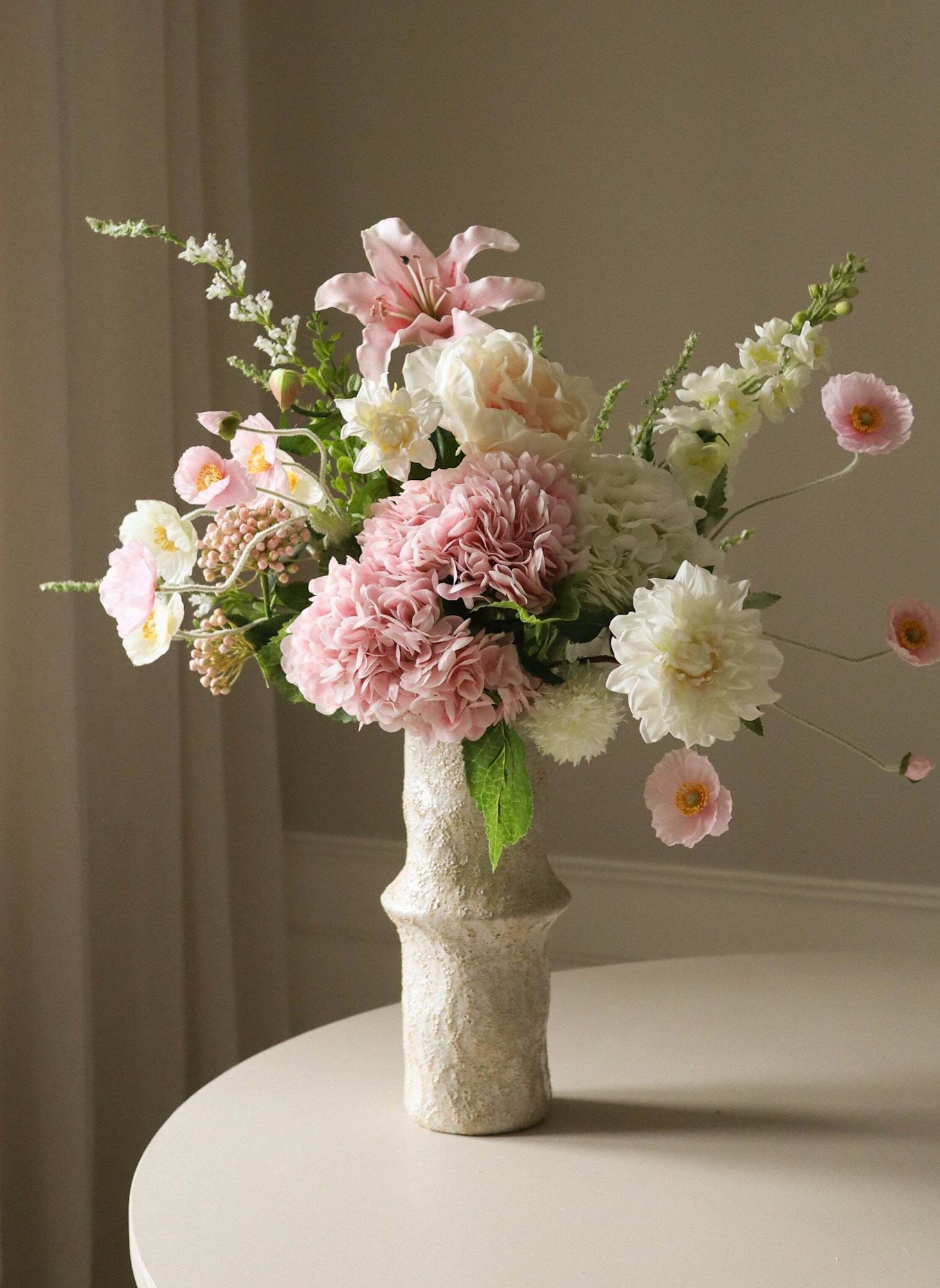 Botané Künstlicher Blumenstrauß MILKSHAKE: PINK