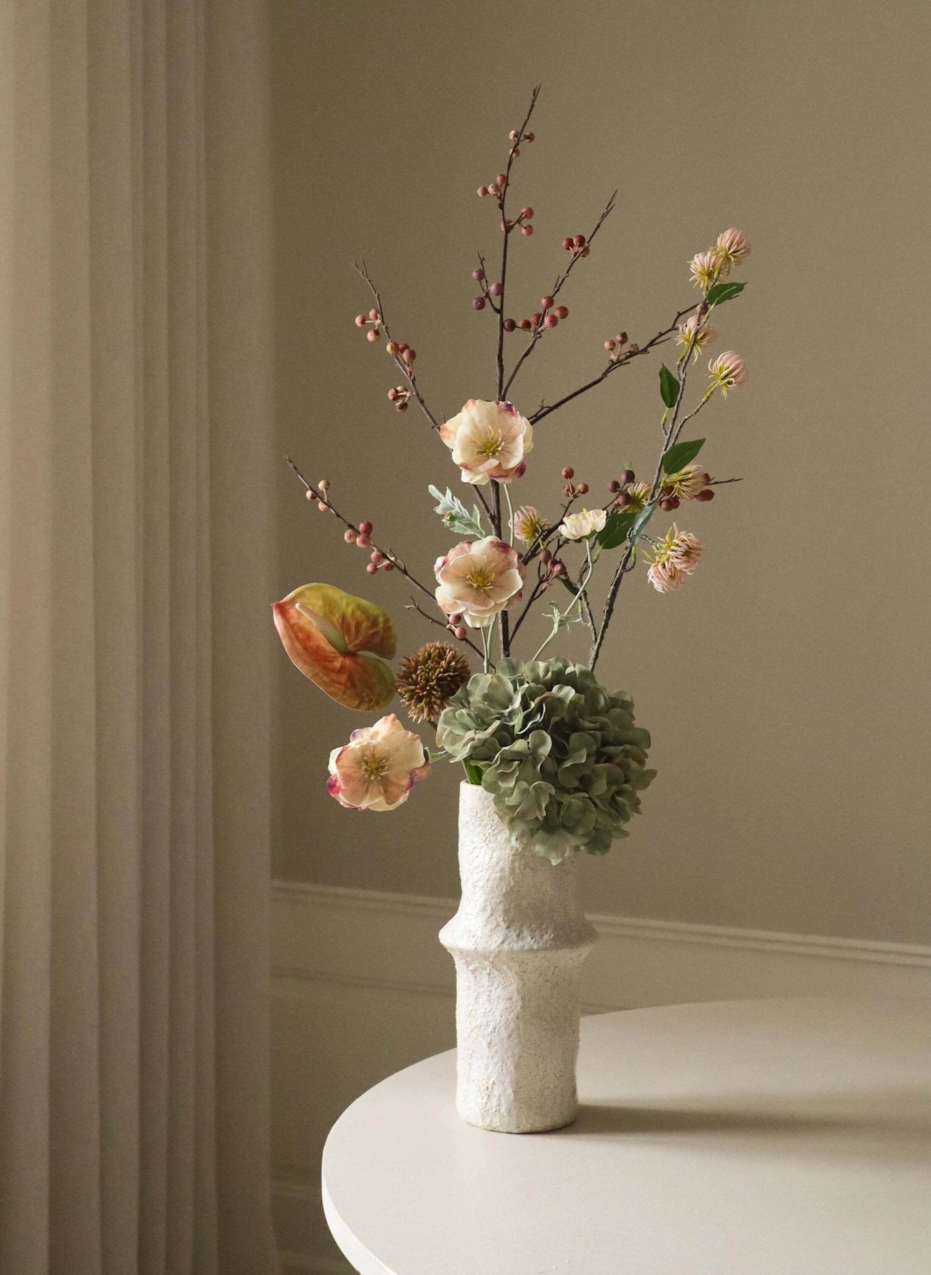 Botané Künstlicher Blumenstrauß BLUSH GROVE: ROSA