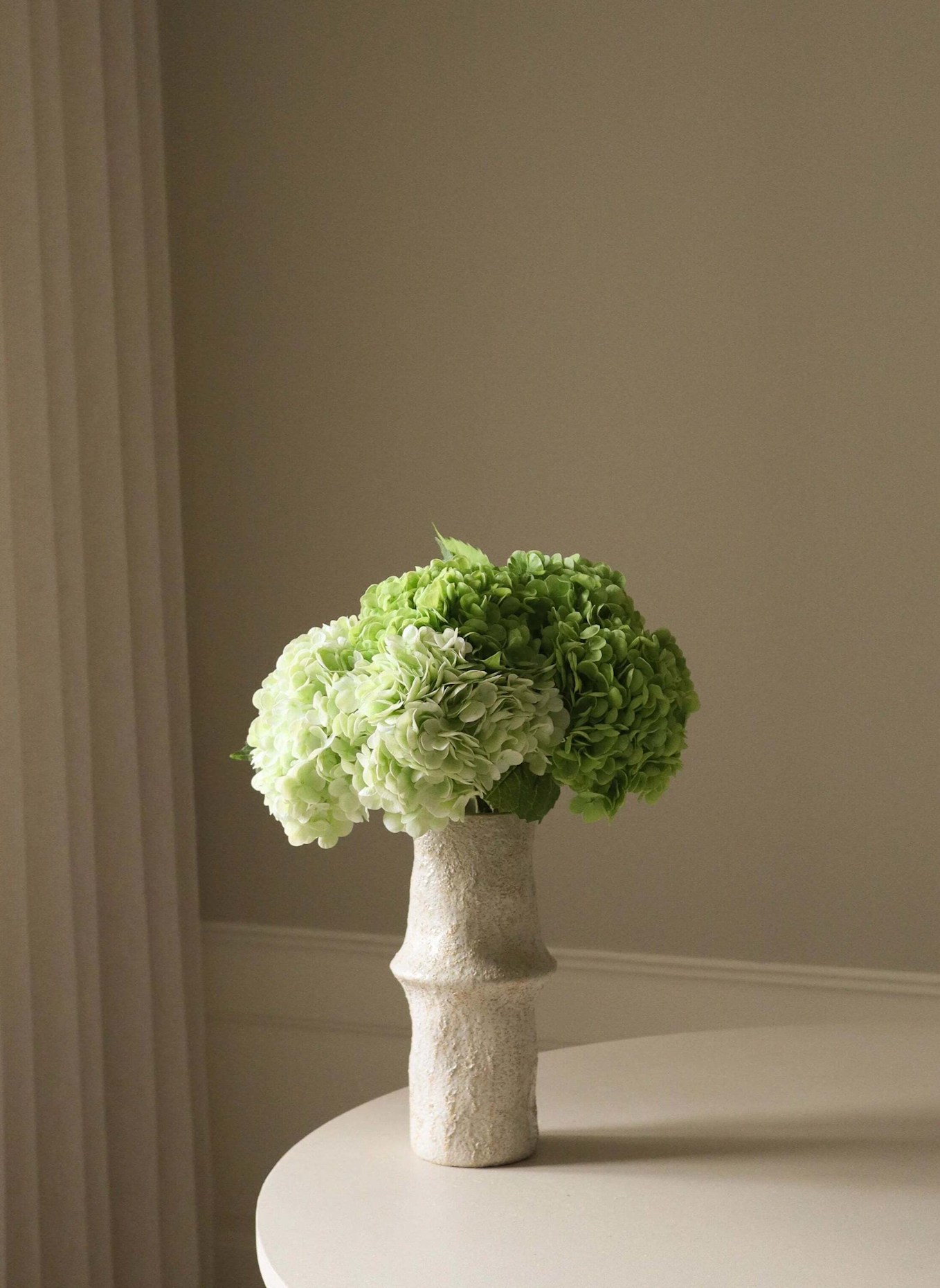 Botané Künstlicher Blumenstrauß HYDRANGEA BOUQUET: GRÜN