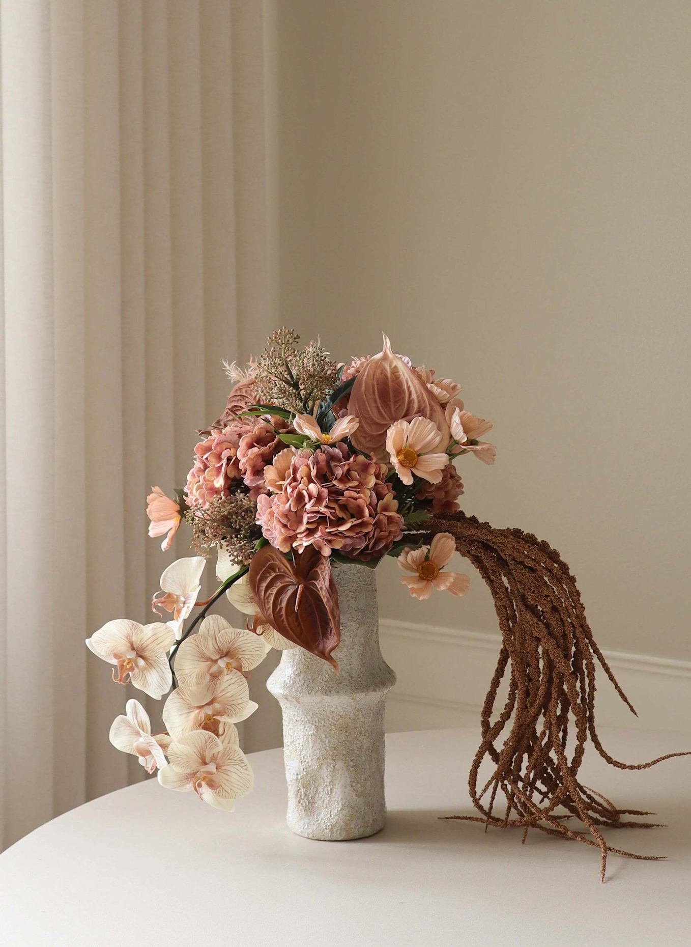 Botané Künstlicher Blumenstrauß OLD: ROSA