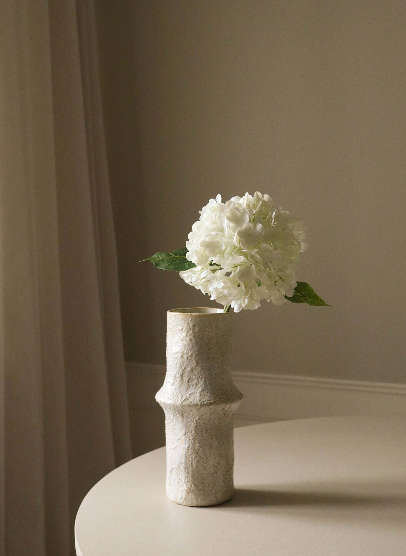 Botané Kunstblume HYDRANGEA FLOWER: WEISS