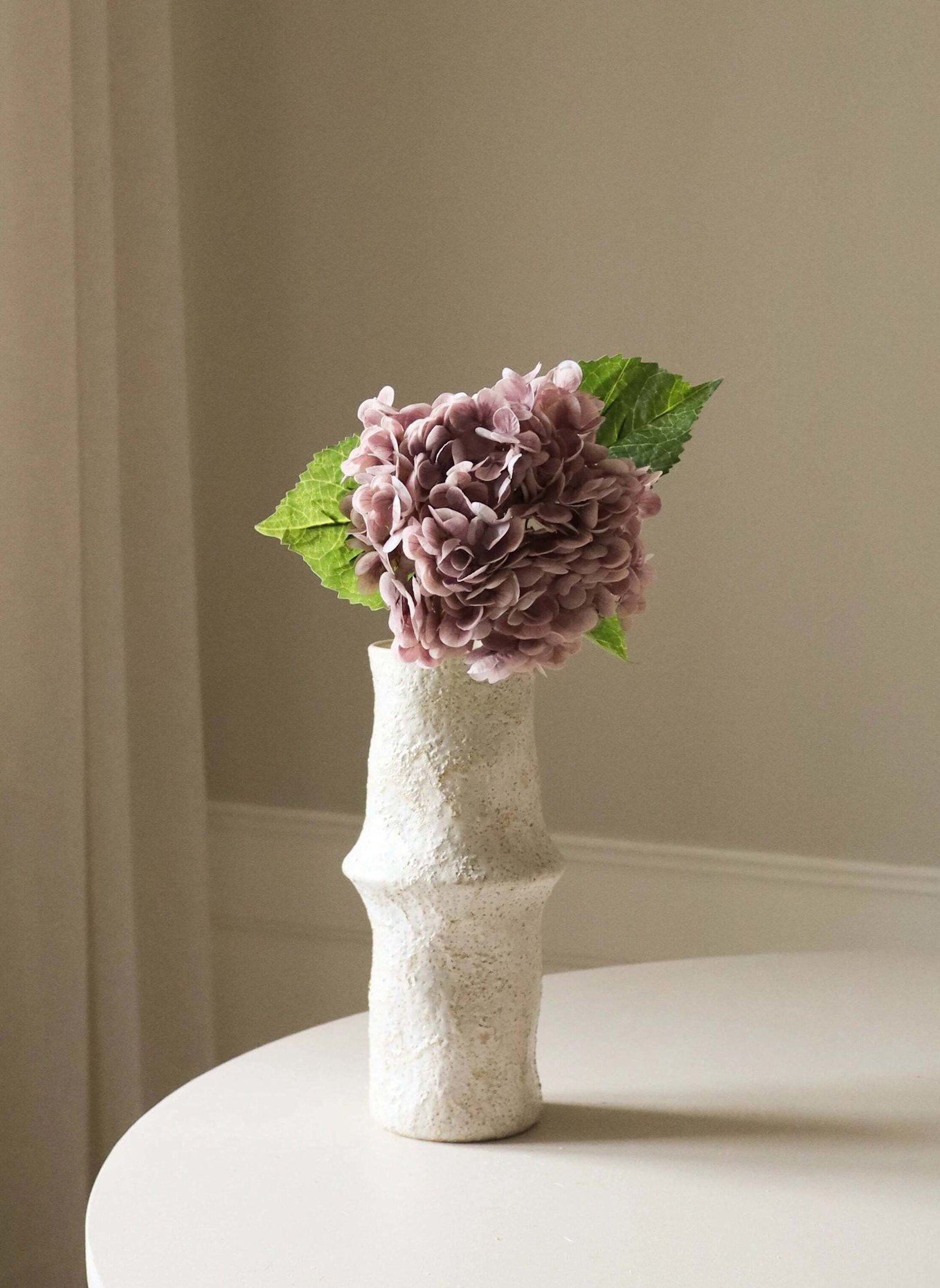 Botané Kunstblume HYDRANGEA FLOWER: HELLLILA