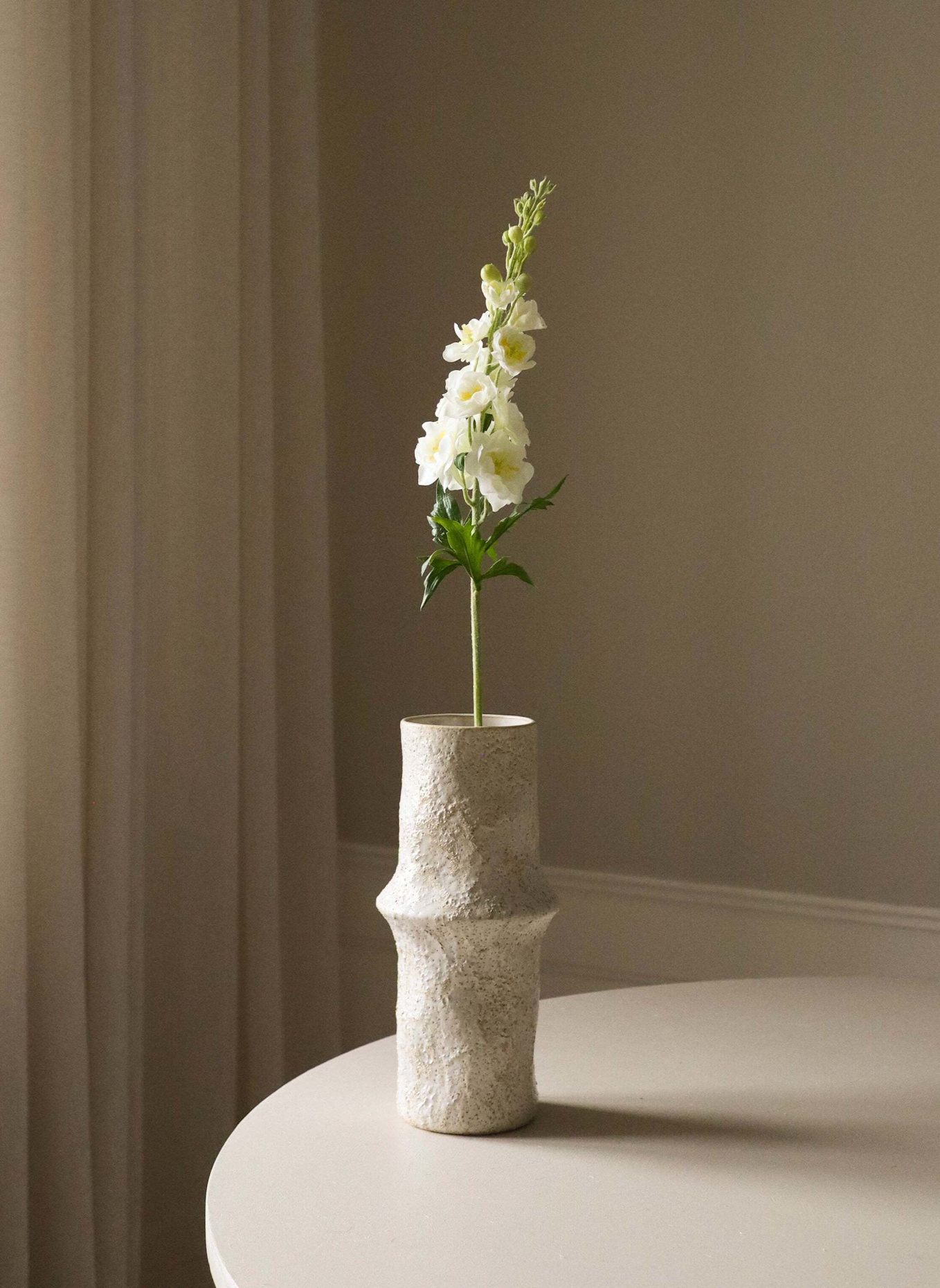 Botané Kunstblume DELPHINIUM FLOWER: WEISS