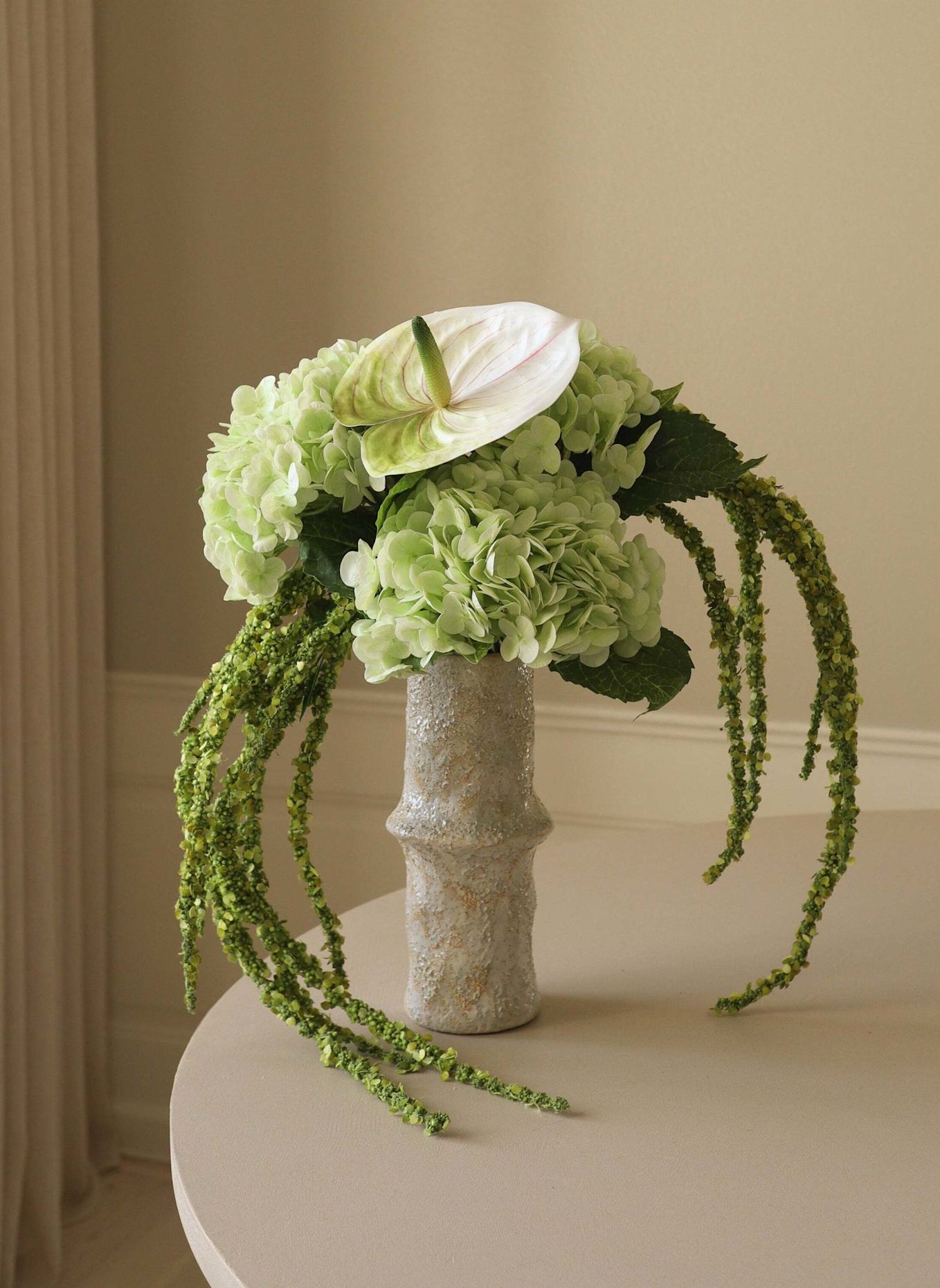 Botané Künstlicher Blumenstrauß DEWDROP SYMPHONY: GRÜN