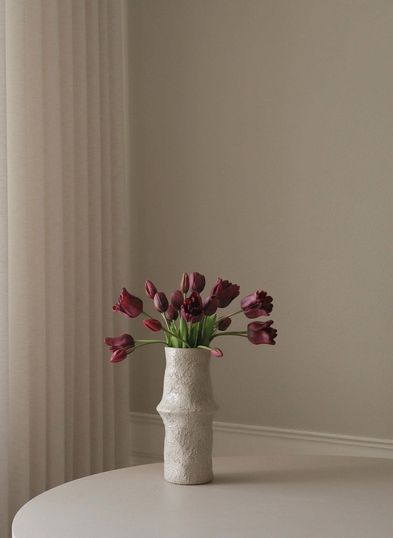 Botané Künstlicher Blumenstrauß TULIP BOUQUET MIXED: LILA