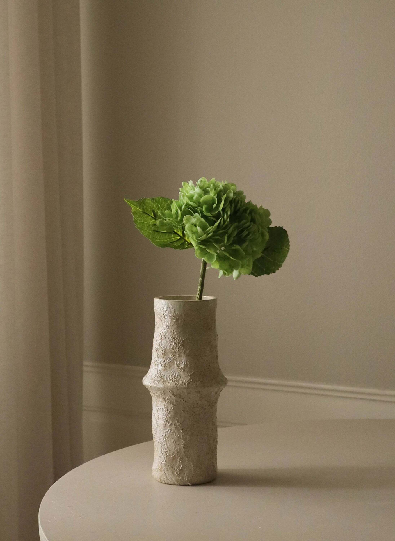 Botané Kunstblume HYDRANGEA FLOWER: GRÜN