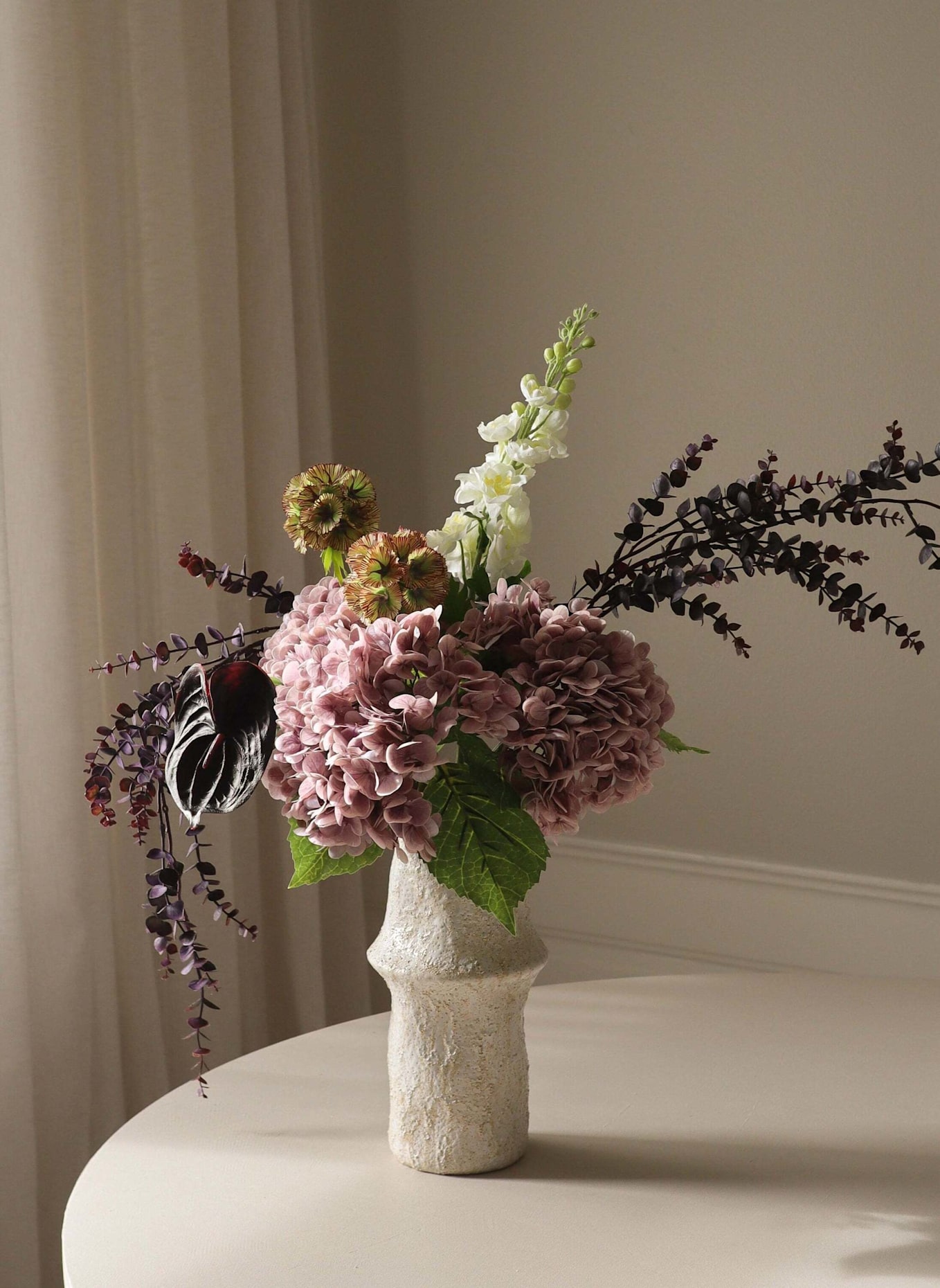 Botané Künstlicher Blumenstrauß PERFECTLY PLUM: PINK