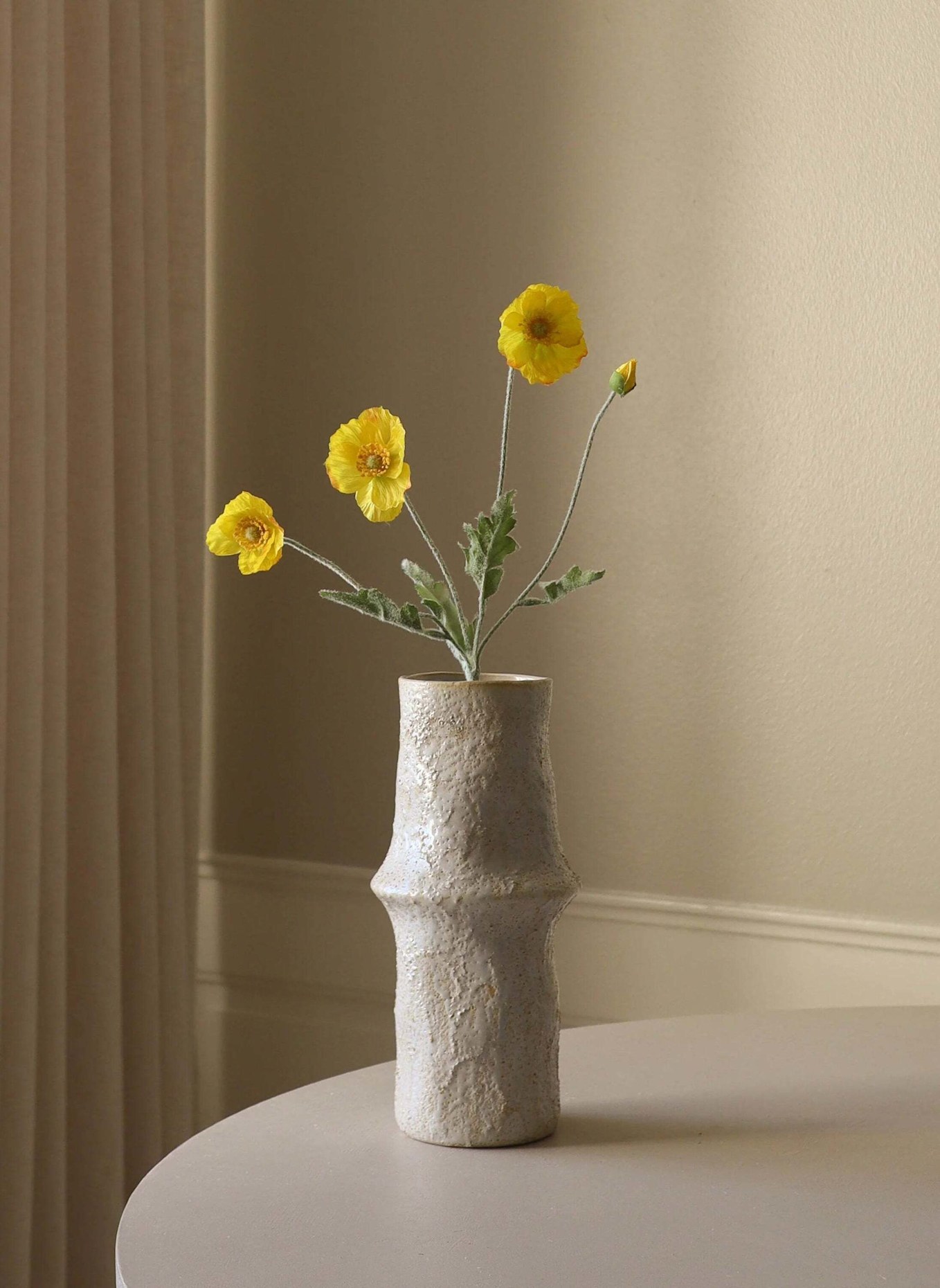 Botané Kunstblume POPPY FLOWER: GELB