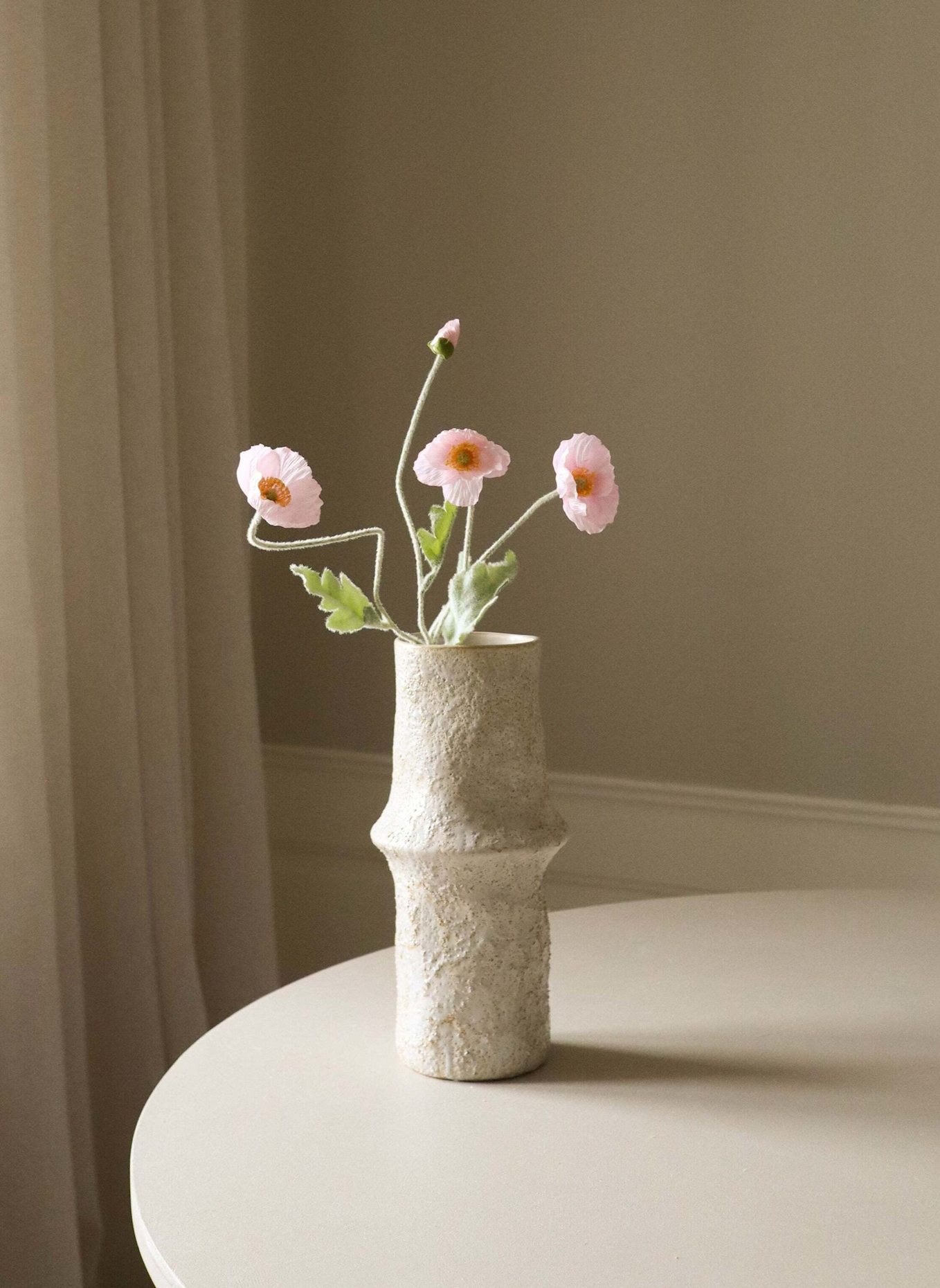 Botané Kunstblume POPPY FLOWER: PINK