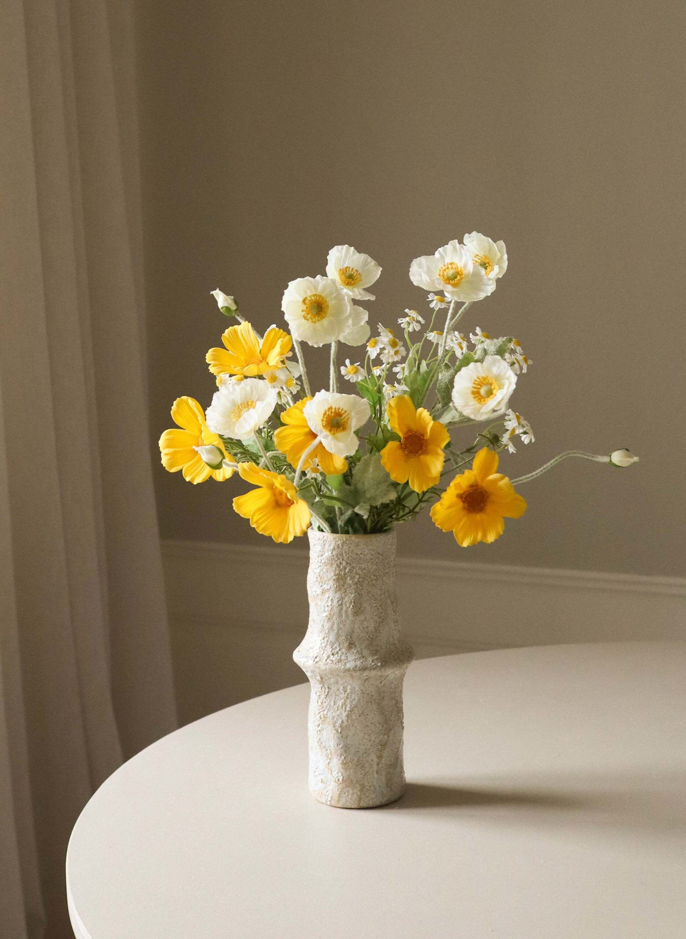 Botané Künstlicher Blumenstrauß LE NATURAL: GELB