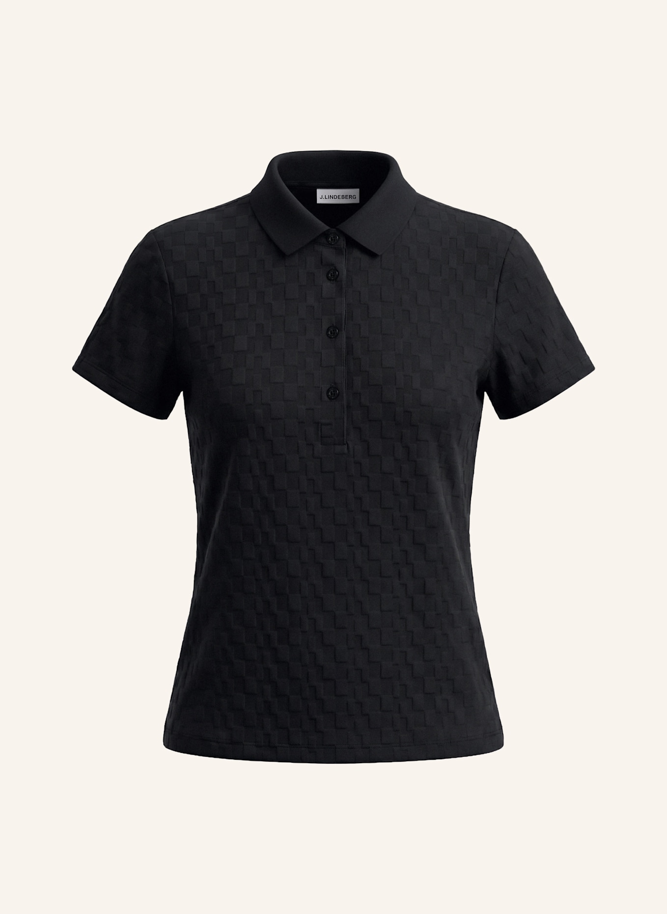 J.LINDEBERG Performance‑Polo‑Top: SCHWARZ