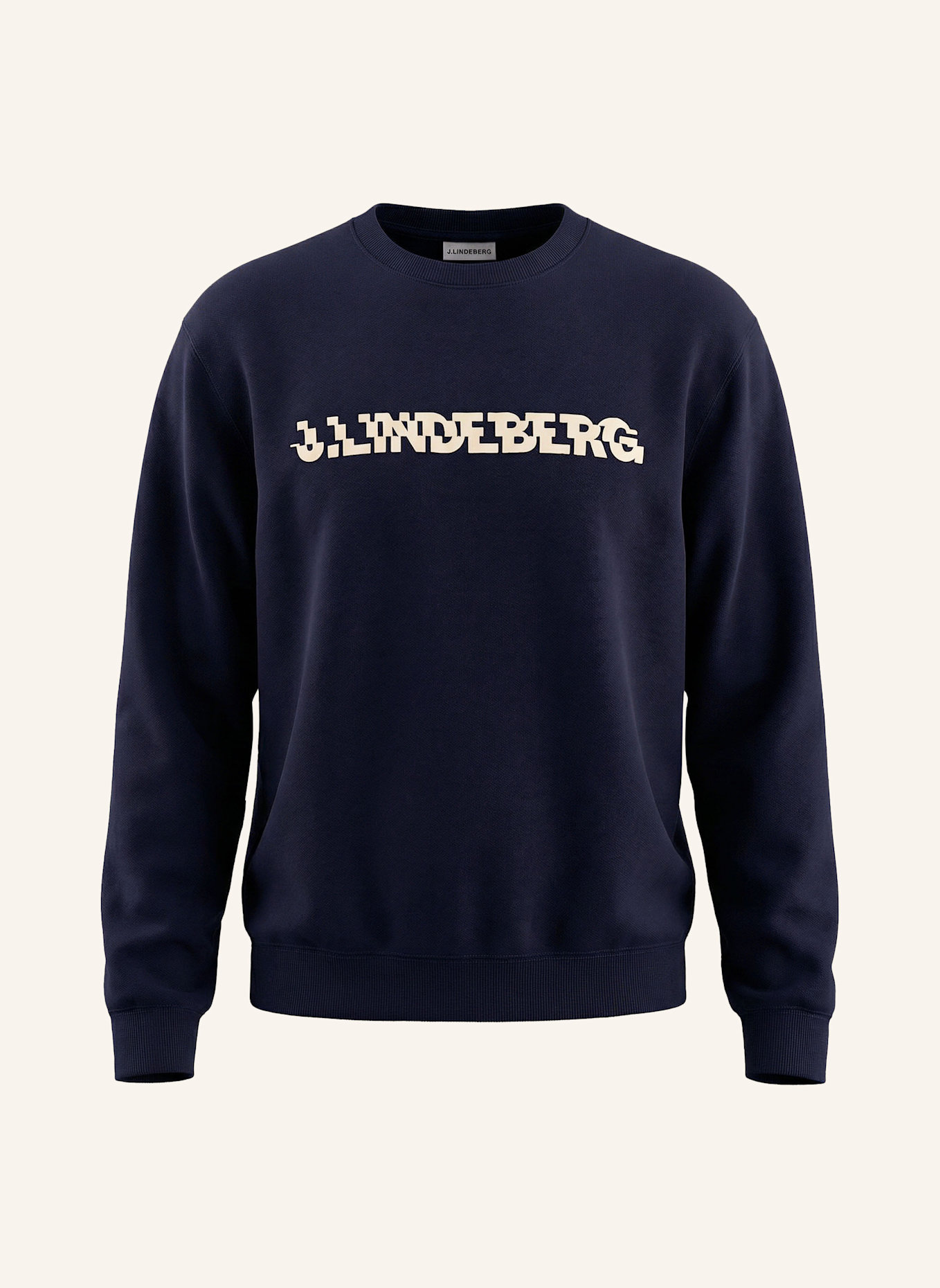 J.LINDEBERG Top mit Rundhalsausschnitt: BLAU