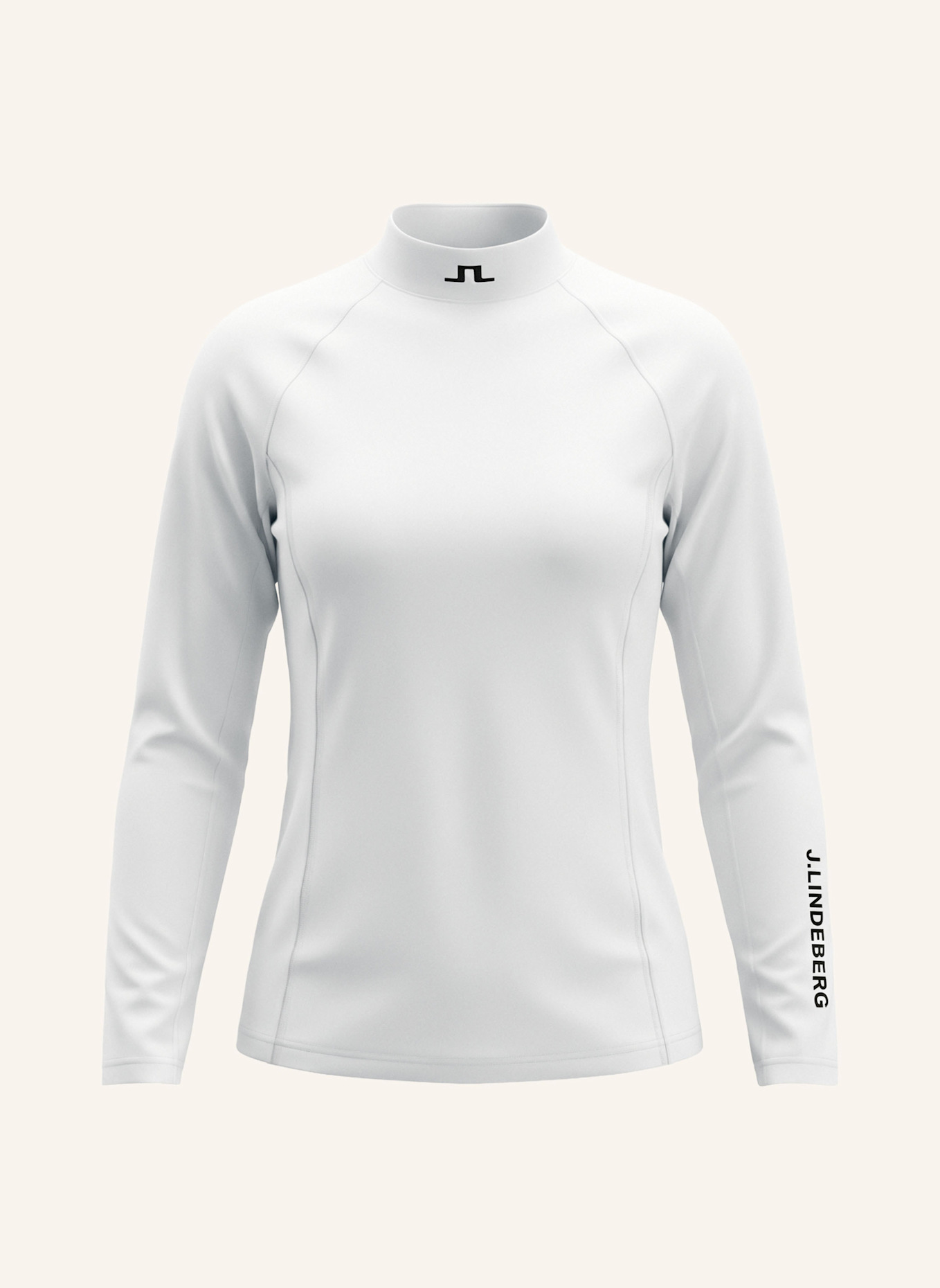 J.LINDEBERG Performance‑Polo‑Top: WEISS