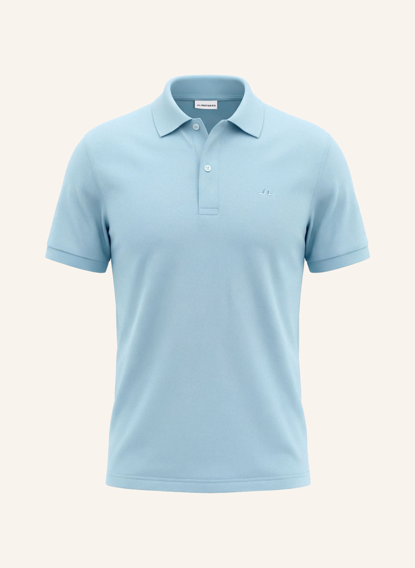 J.LINDEBERG Kurzarm‑Polo‑Top: BLAU