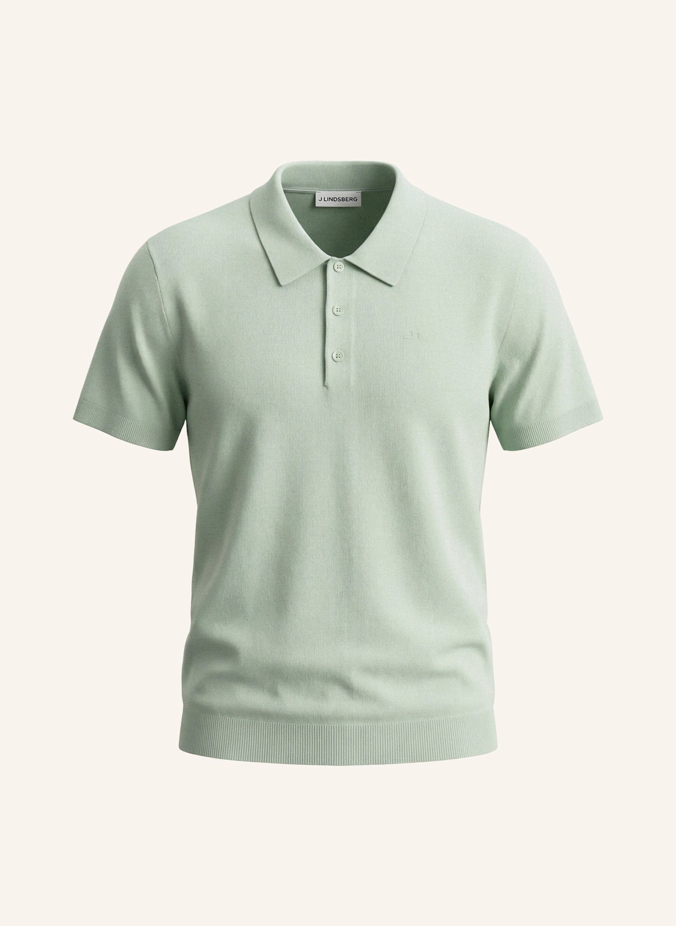 J.LINDEBERG Strick‑Polo: GRÜN