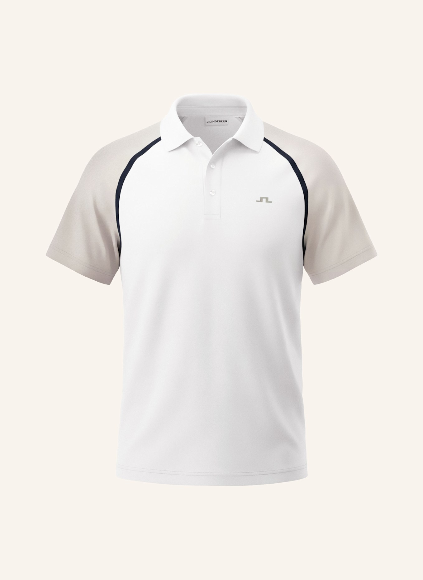 J.LINDEBERG Performance‑Polo‑Top: BEIGE