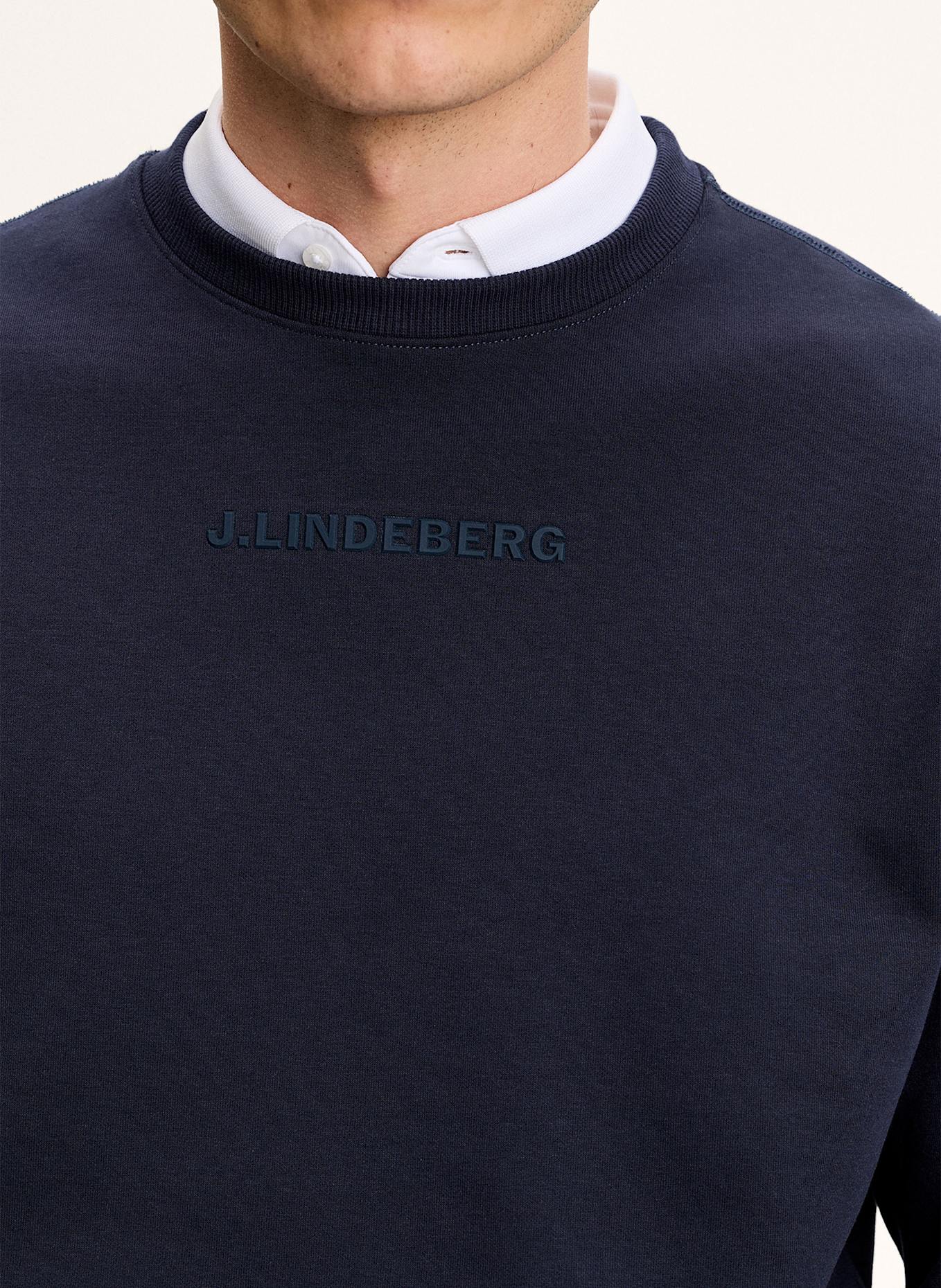 J.LINDEBERG Top mit Rundhalsausschnitt: BLAU
