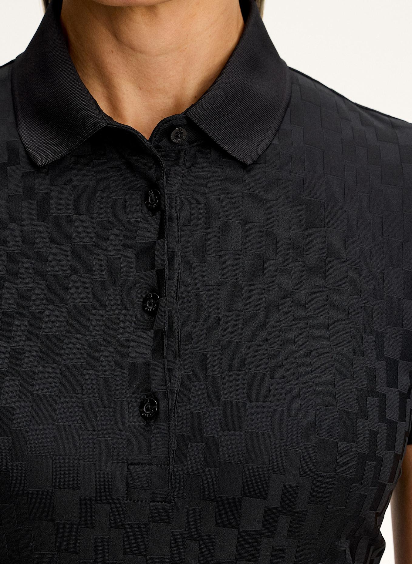 J.LINDEBERG Performance‑Polo‑Top: SCHWARZ