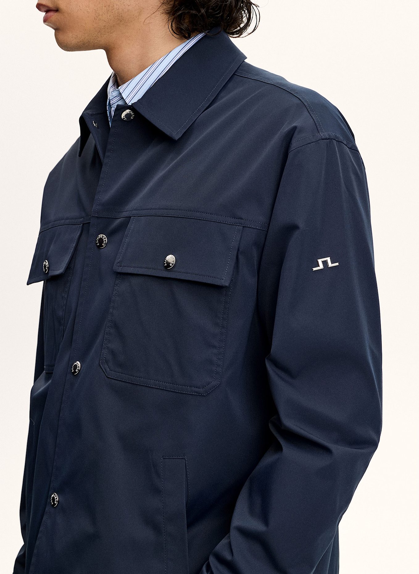 J.LINDEBERG Overshirt: BLAU