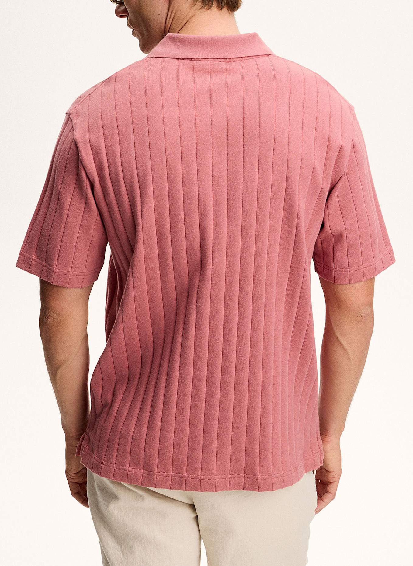 J.LINDEBERG Kurzarm‑Polo‑Top: PINK