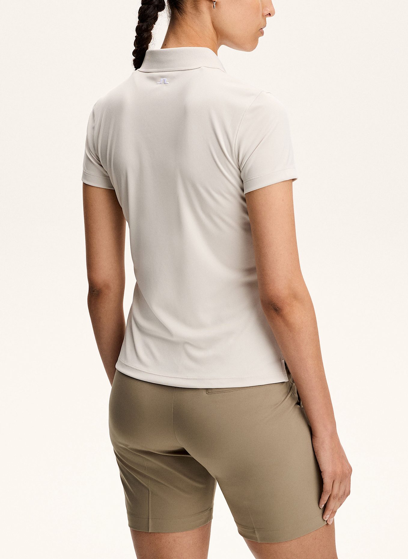 J.LINDEBERG Funktions-Poloshirt: BEIGE
