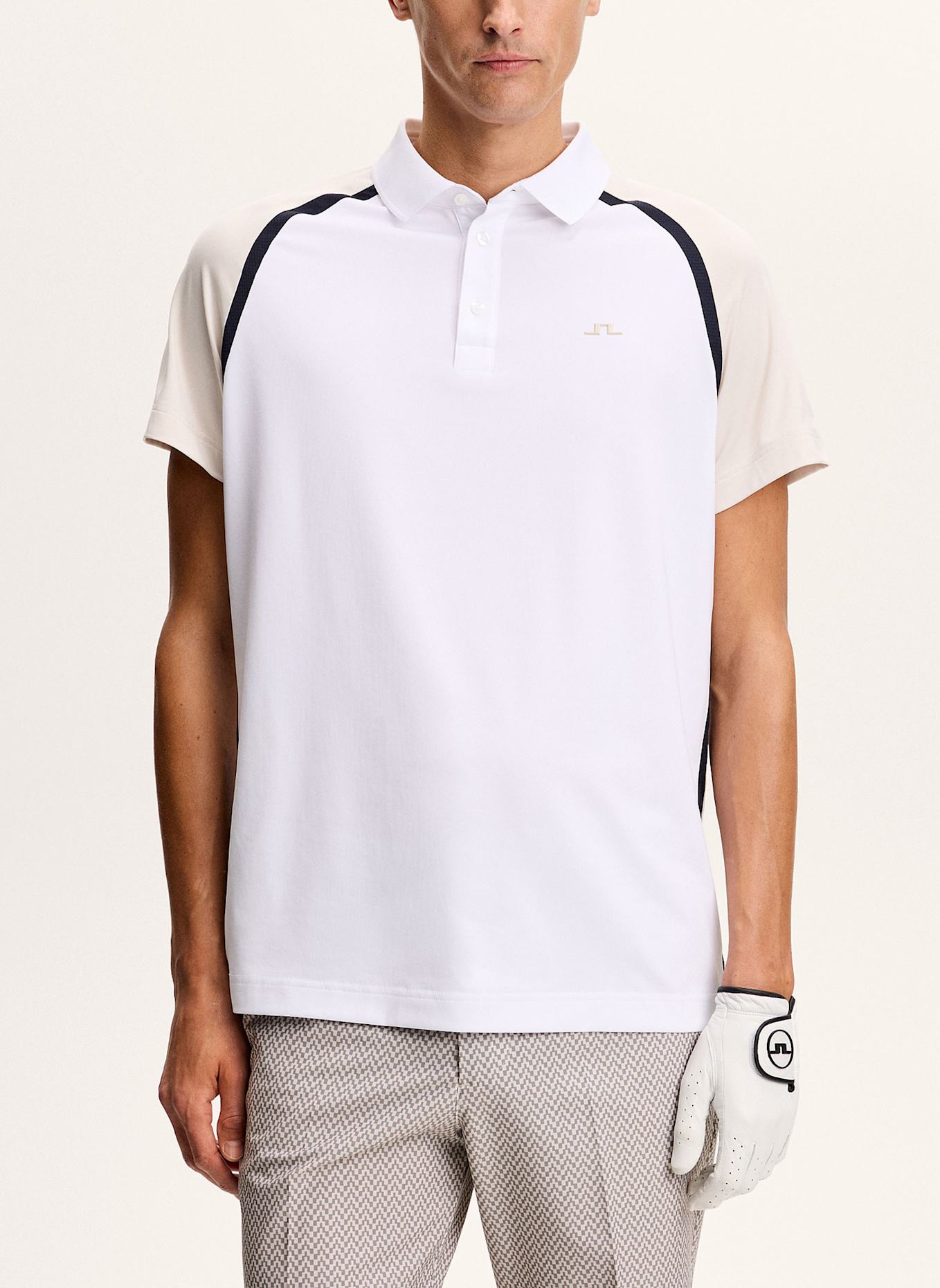 J.LINDEBERG Performance‑Polo‑Top: BEIGE