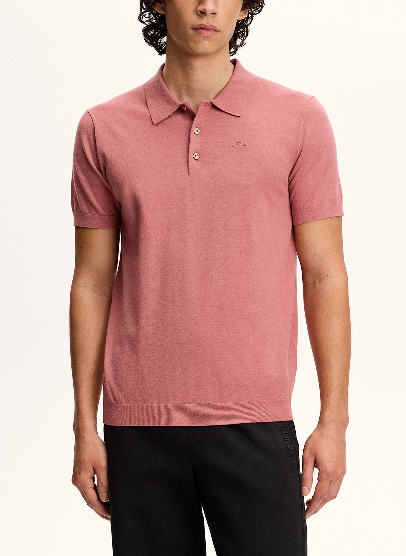 J.LINDEBERG Strick‑Polo: PINK