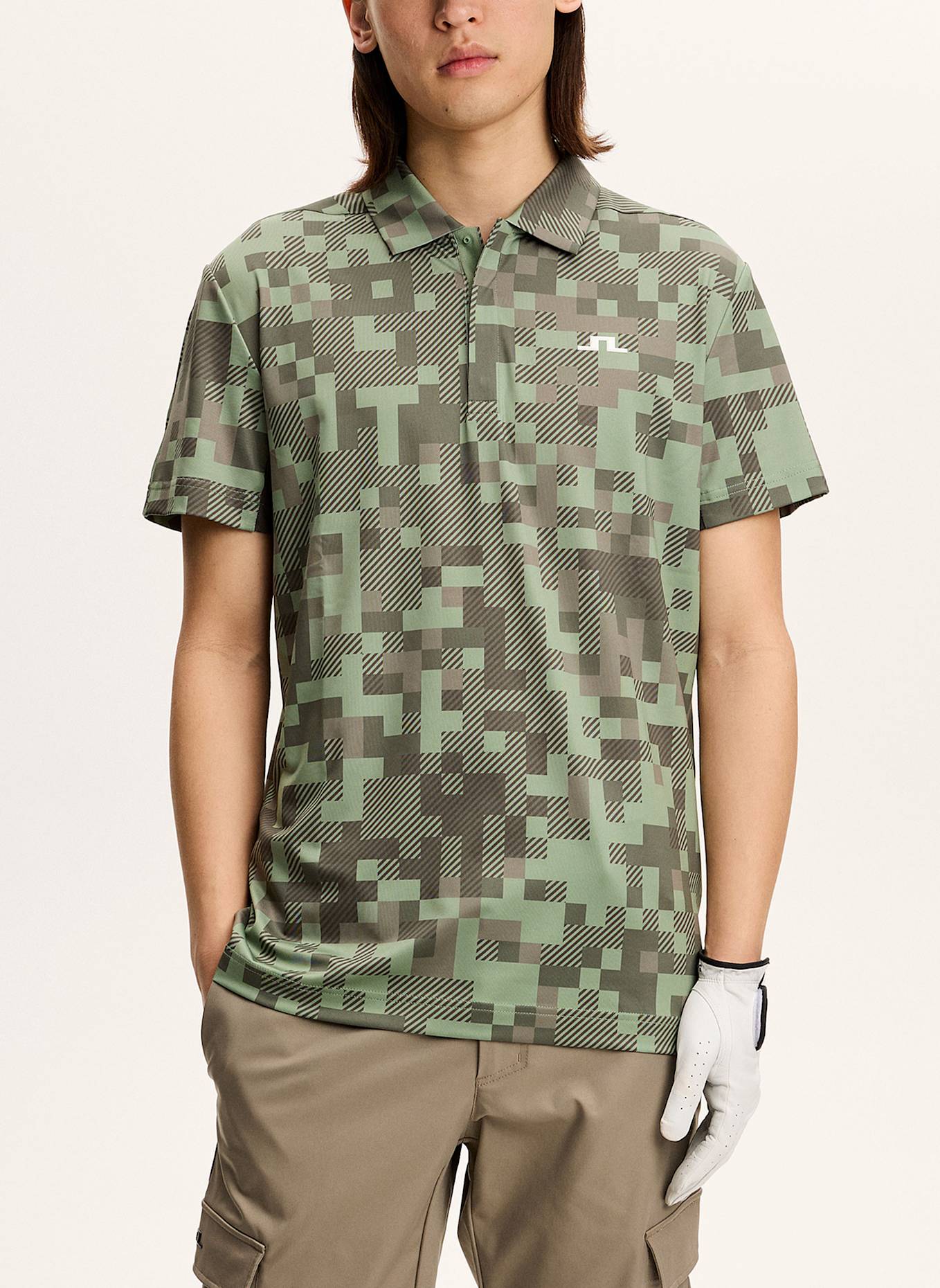 J.LINDEBERG Performance‑Polo‑Top: GRÜN