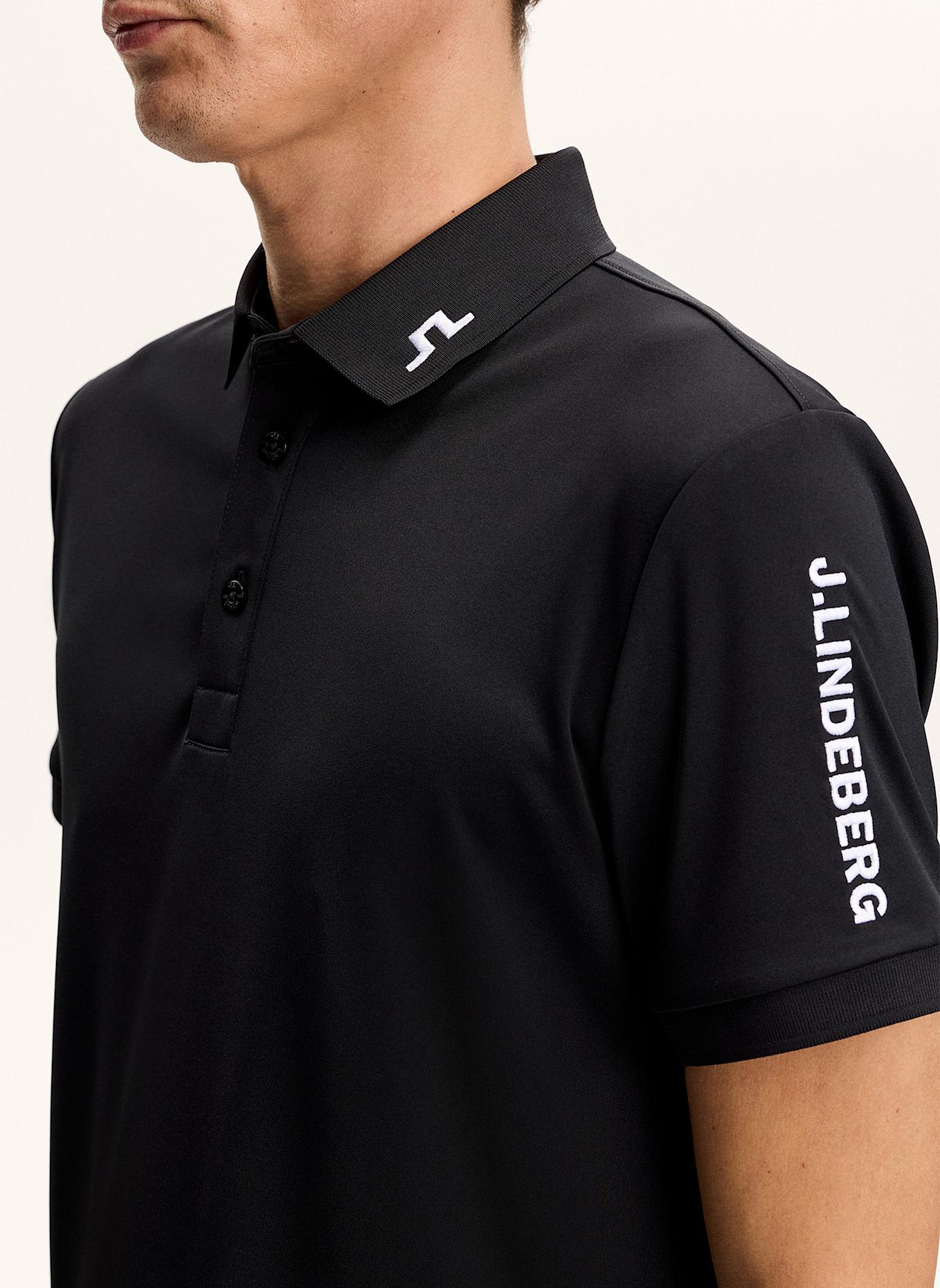 J.LINDEBERG Performance‑Polo‑Top: SCHWARZ