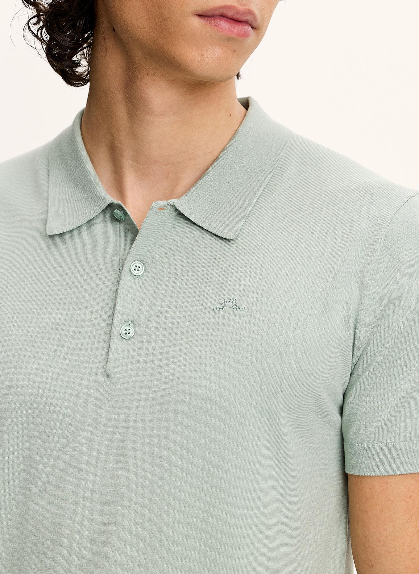 J.LINDEBERG Strick‑Polo: GRÜN