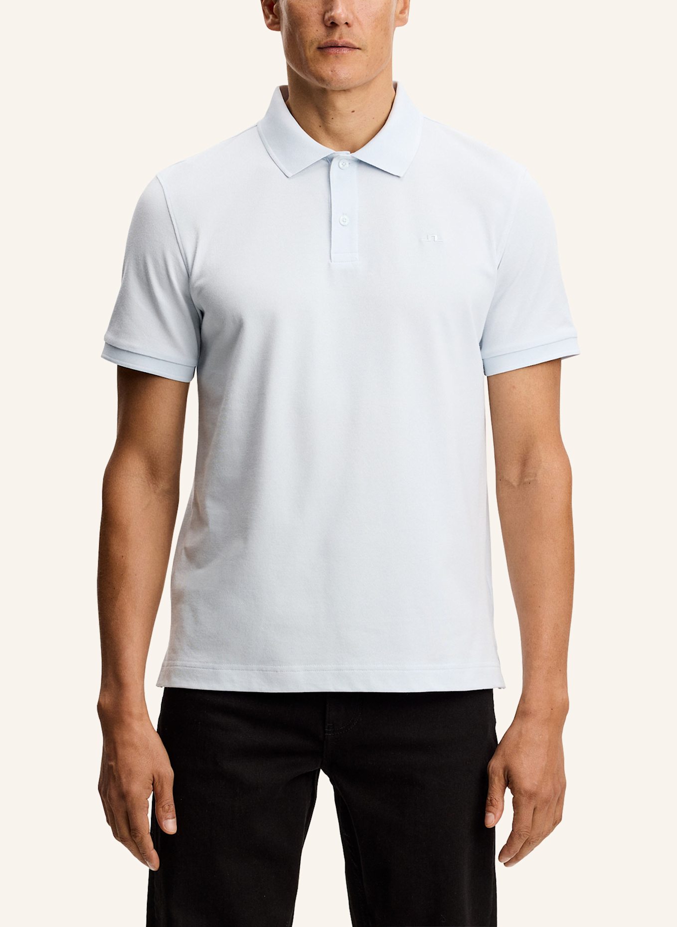 J.LINDEBERG Kurzarm‑Polo‑Top: BLAU