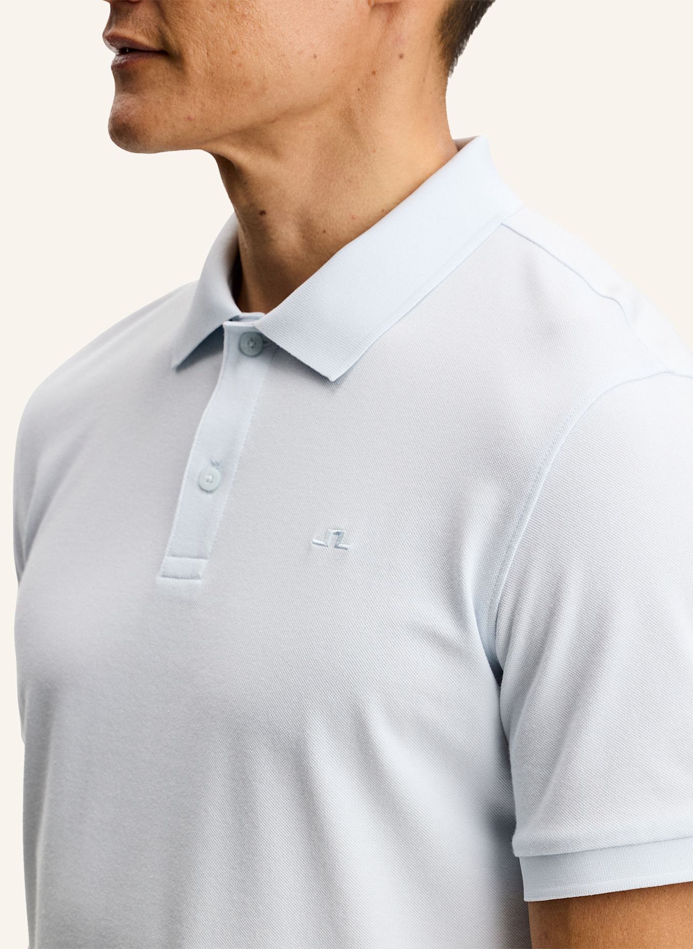 J.LINDEBERG Kurzarm‑Polo‑Top: BLAU