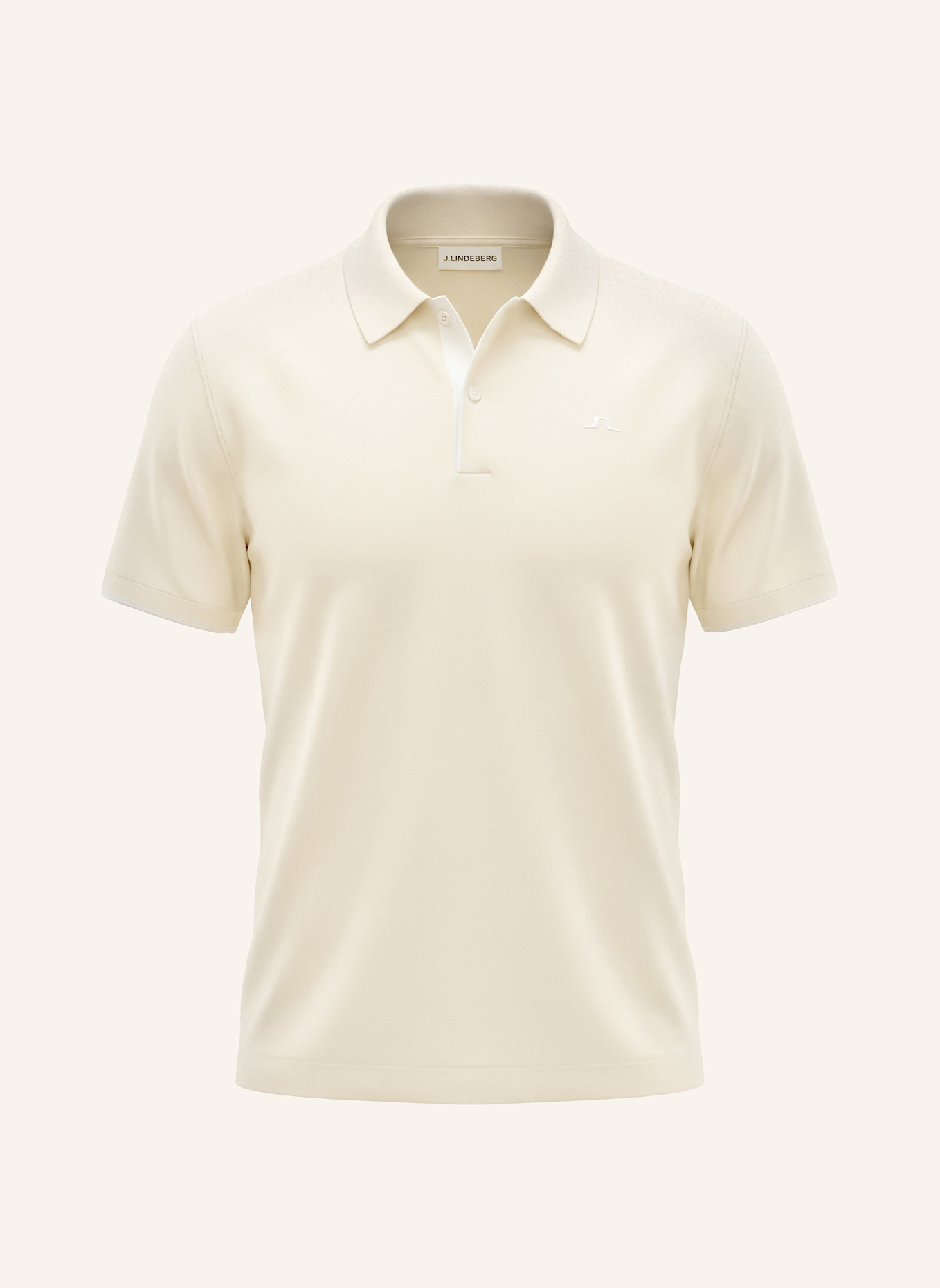 J.LINDEBERG Strick‑Polo: BEIGE