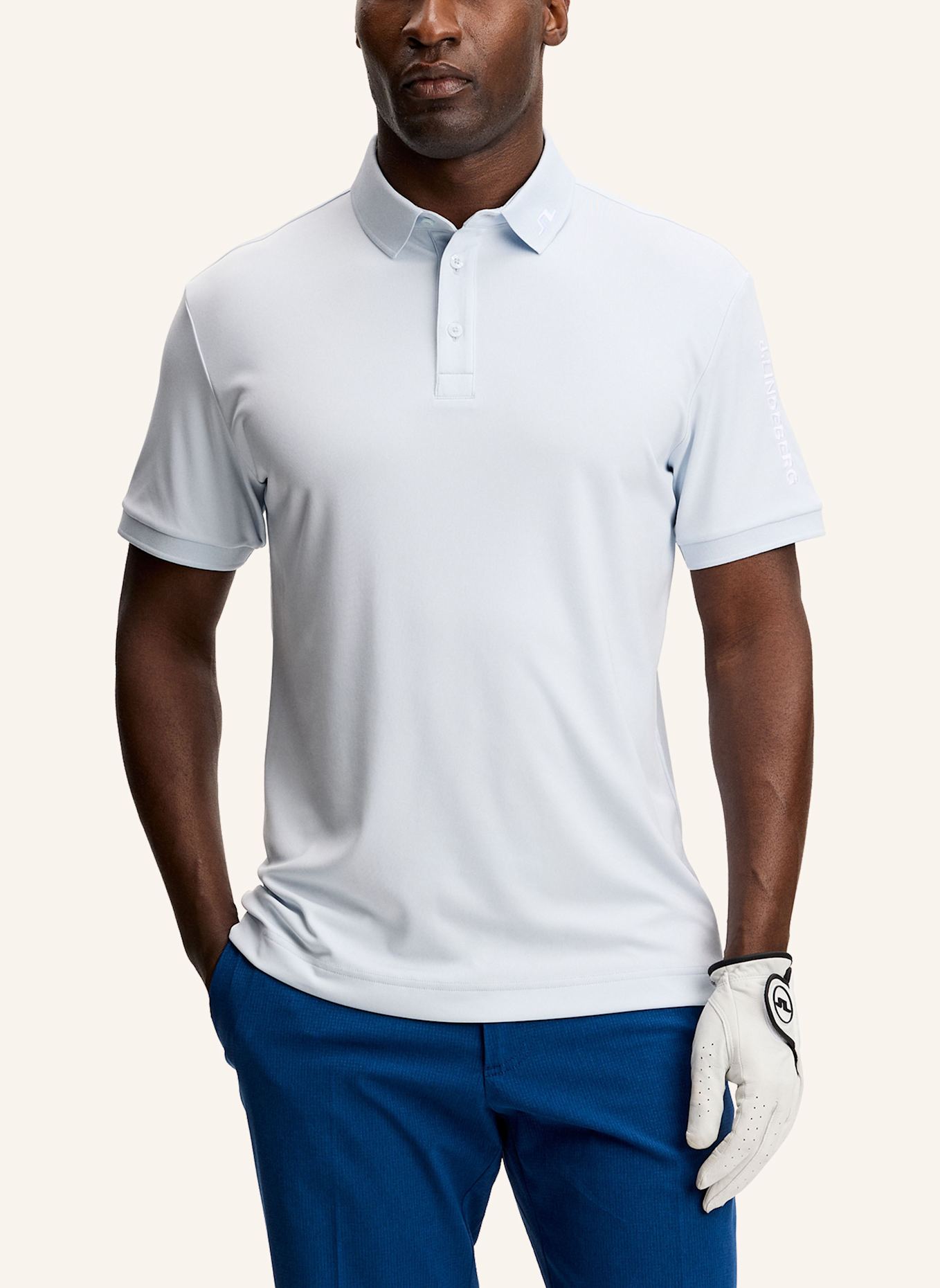 J.LINDEBERG Performance‑Polo‑Top: BLAU