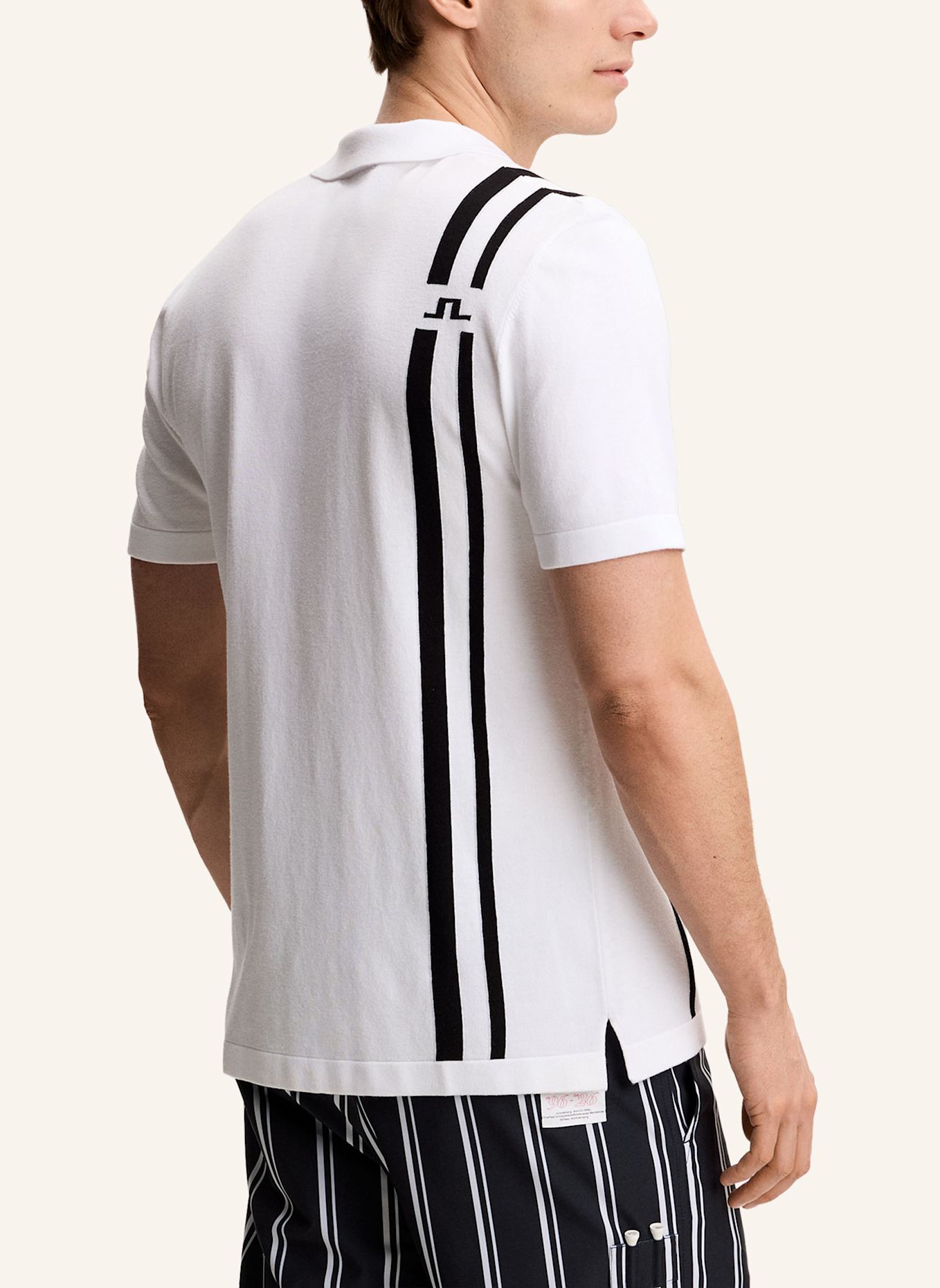 J.LINDEBERG Performance‑Polo‑Top: WEISS