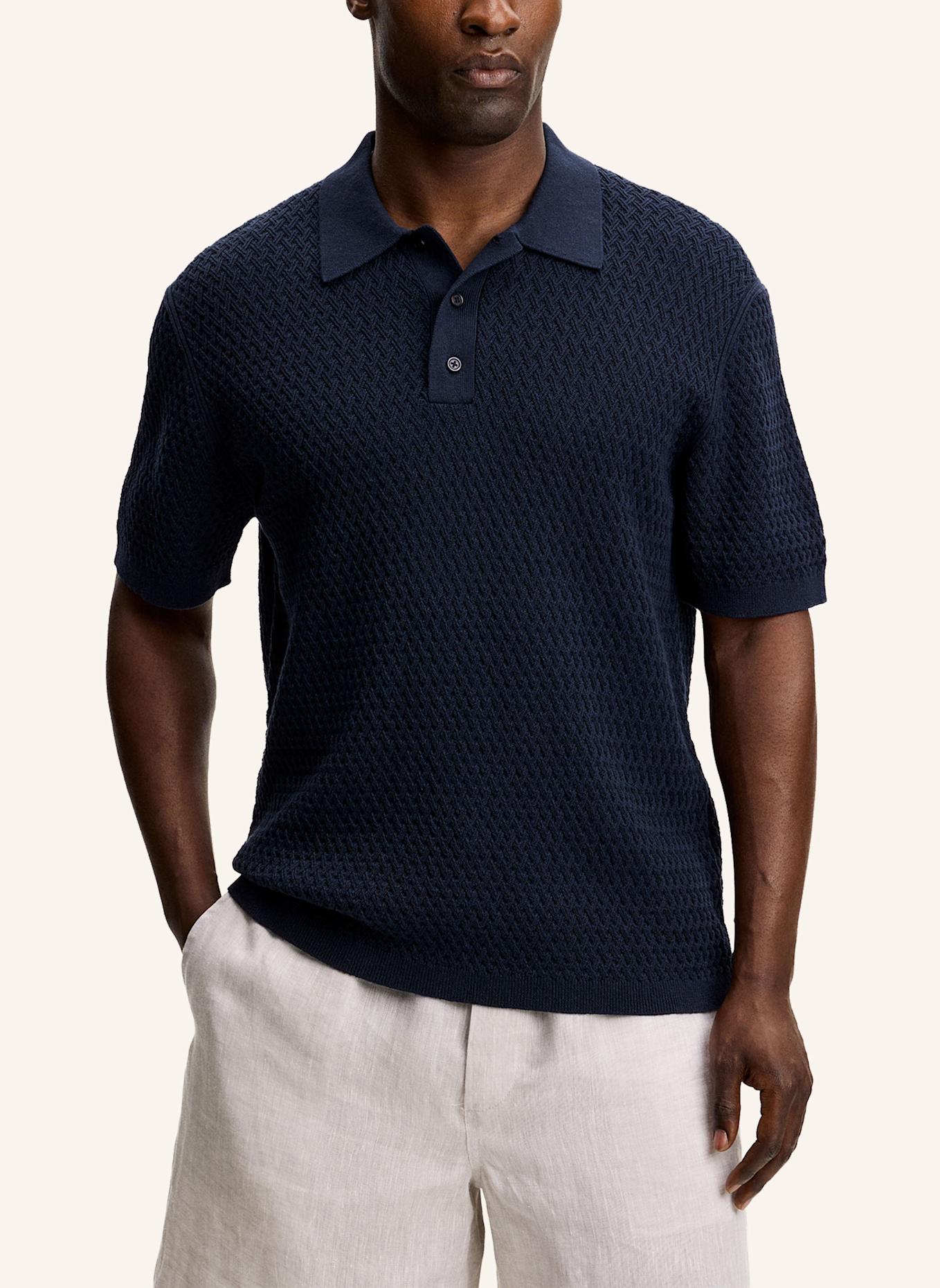 J.LINDEBERG Strick‑Polo: BLAU