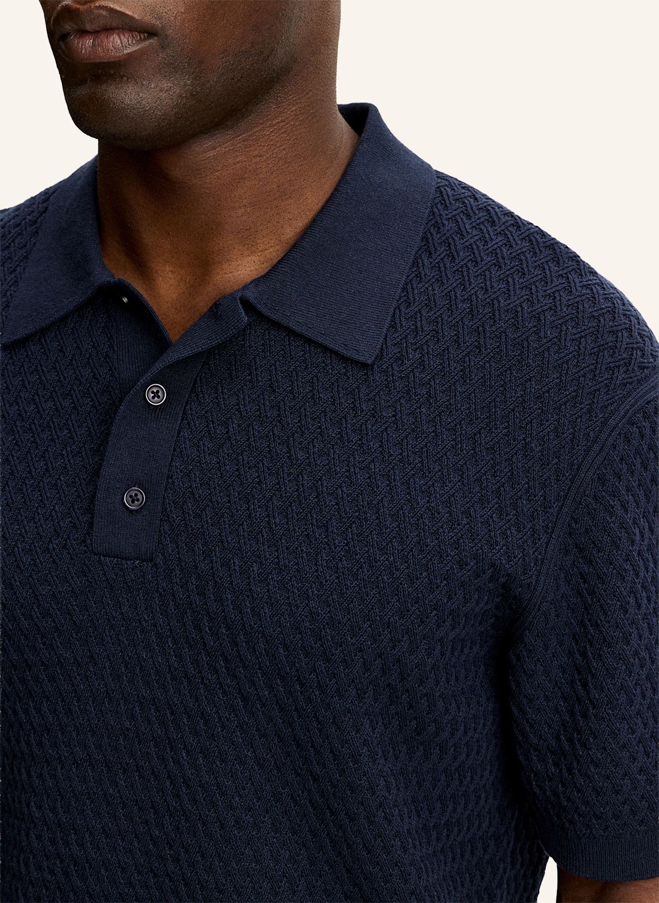 J.LINDEBERG Strick‑Polo: BLAU