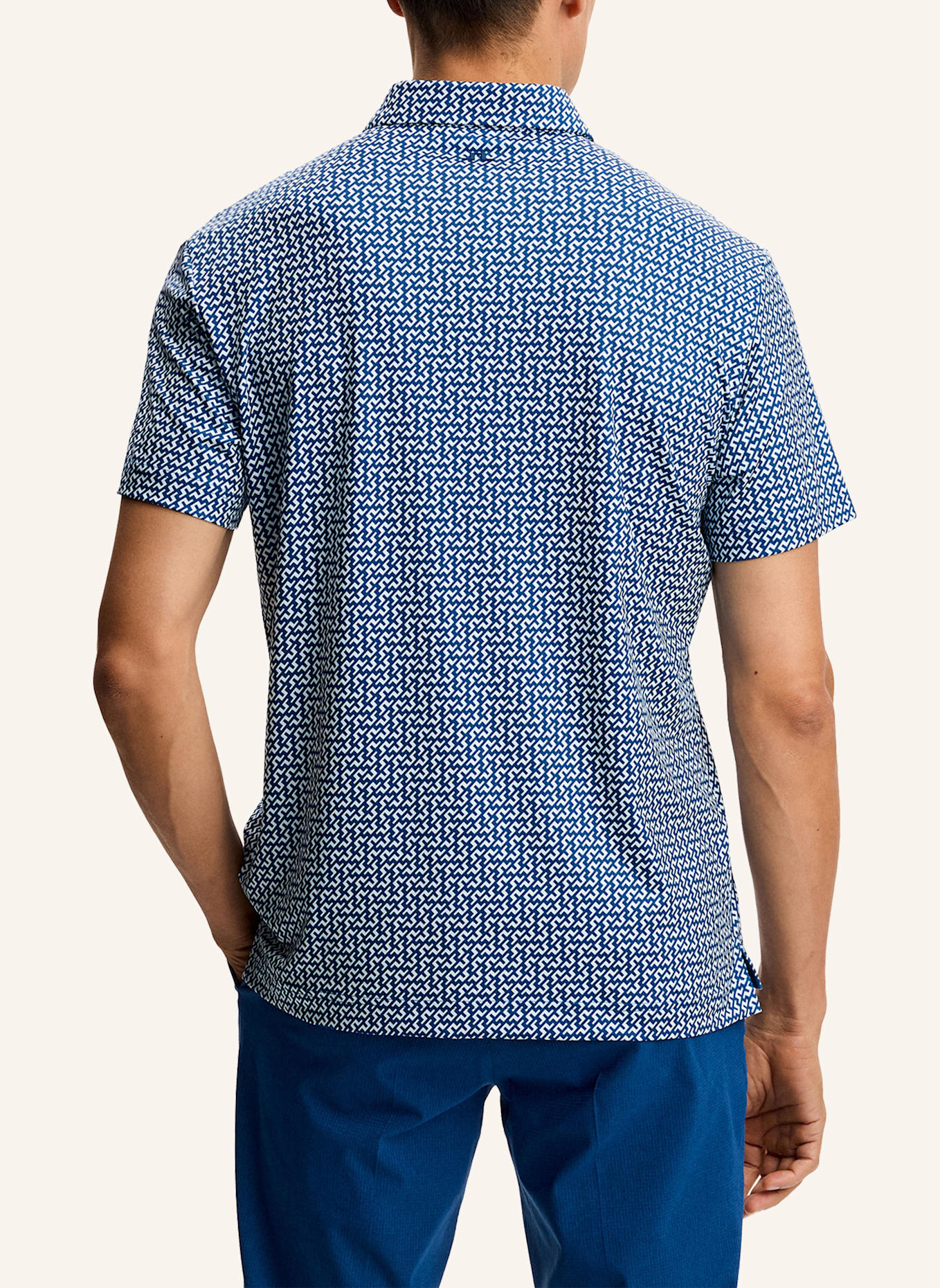 J.LINDEBERG Performance‑Polo‑Top: BLAU