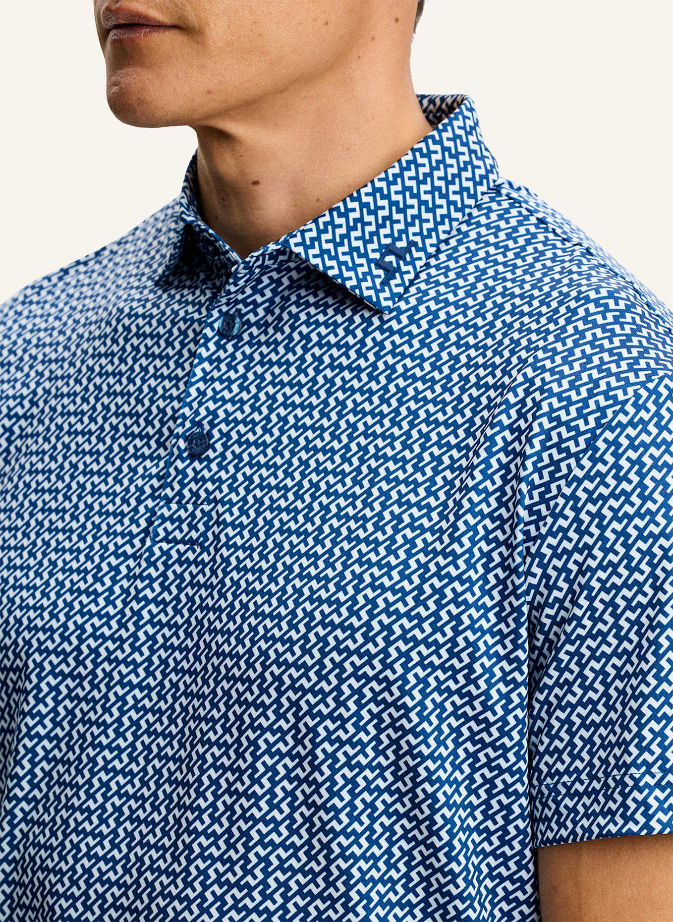 J.LINDEBERG Performance‑Polo‑Top: BLAU