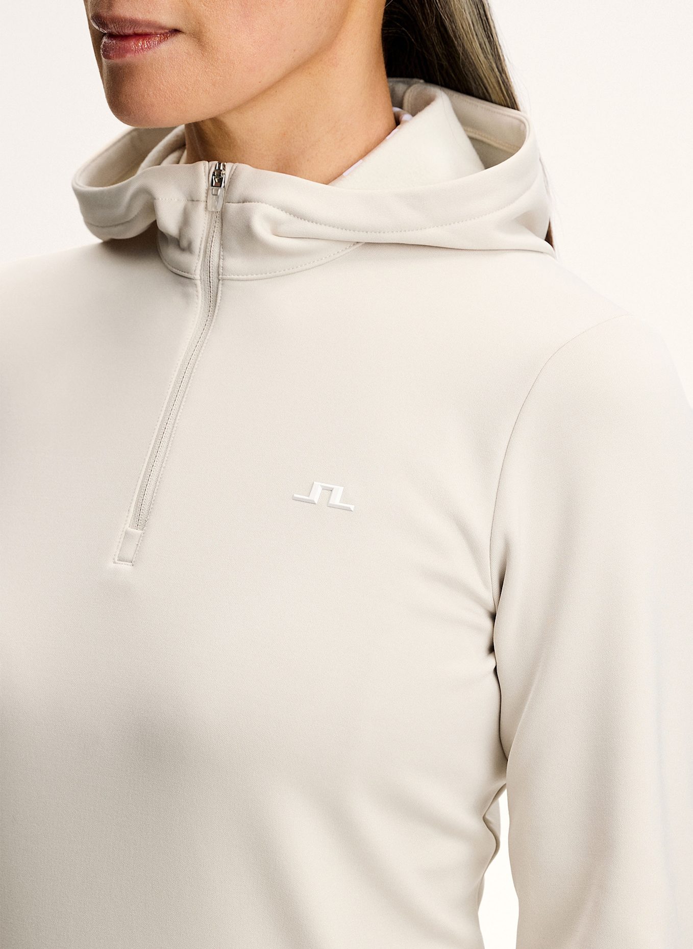 J.LINDEBERG Hoodie: BEIGE