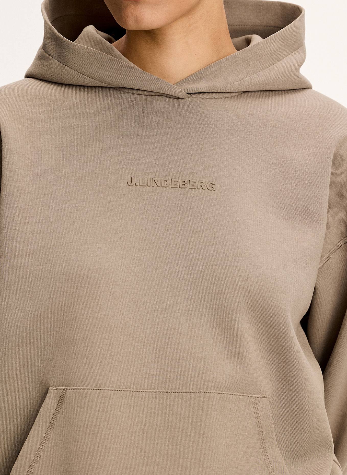 J.LINDEBERG Hoodie: BEIGE